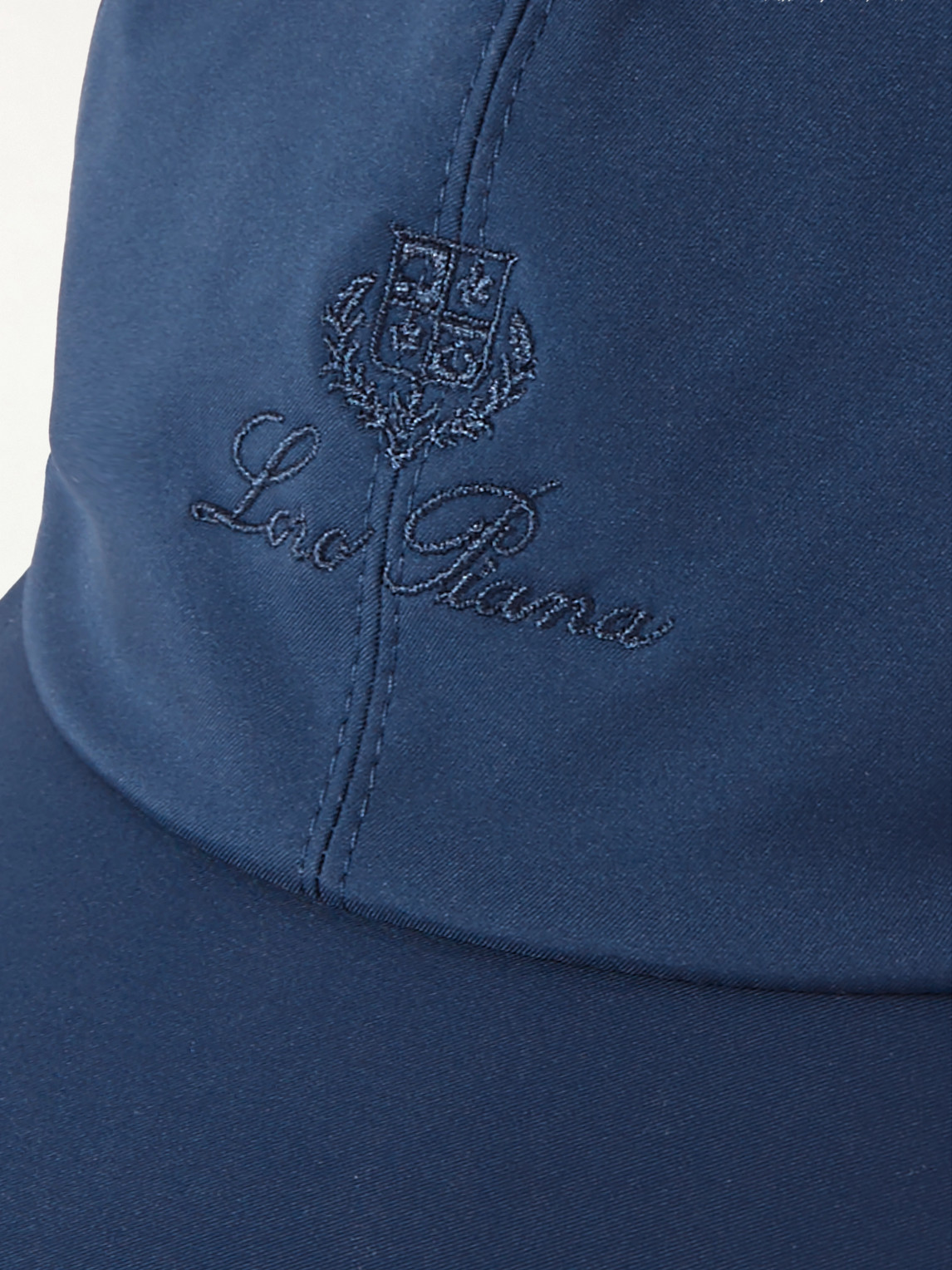 Loro Piana Logo-embroidered Storm System® Shell Baseball Cap In Blue