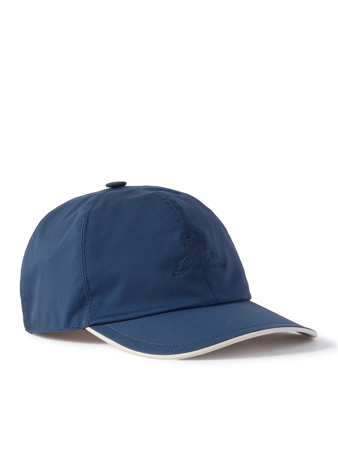 Loro Piana Logo-embroidered Storm System® Shell Baseball Cap In Blue