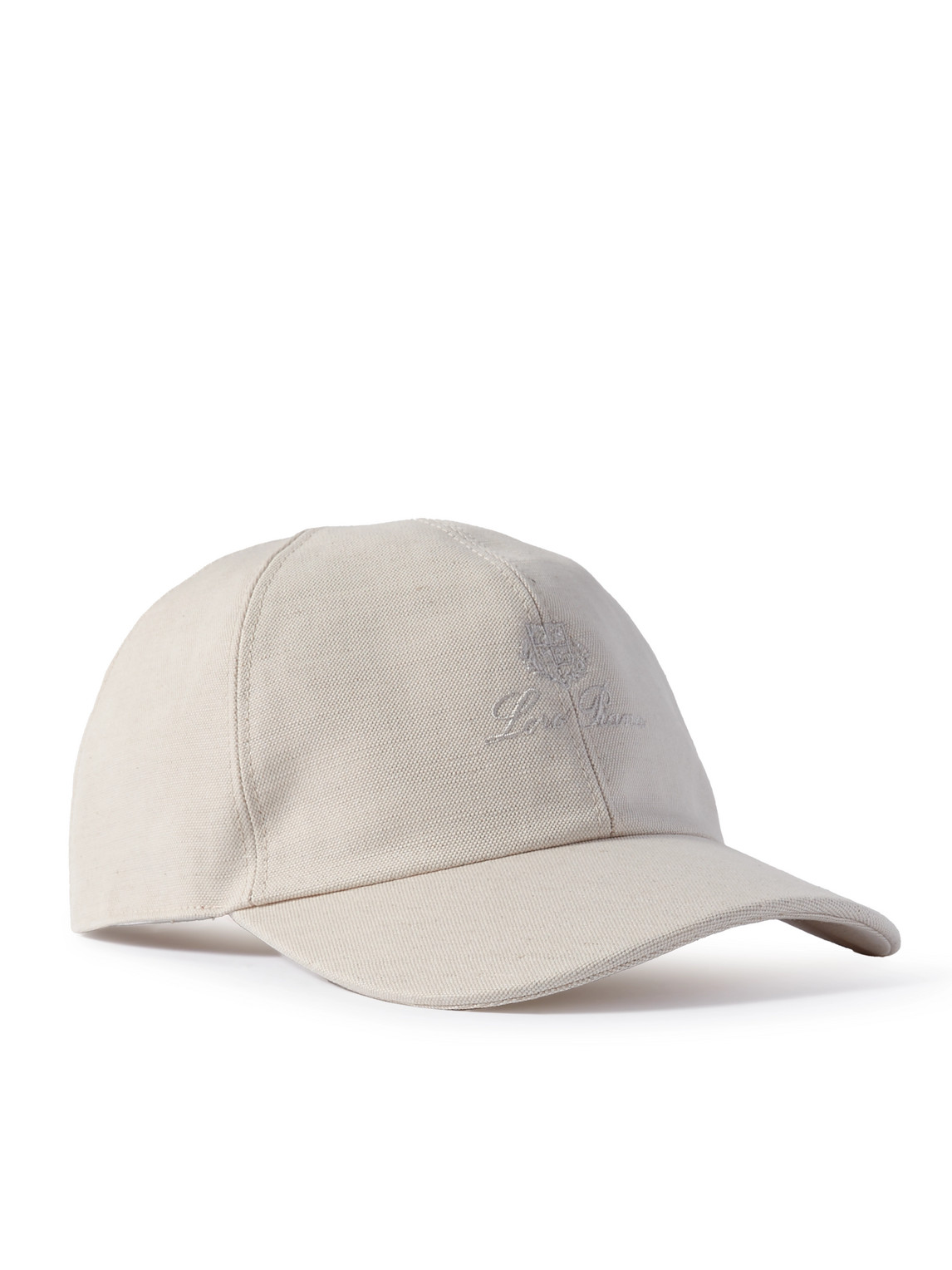 Loro Piana Logo-Embroidered Cotton and Linen-Blend Baseball Cap - Men