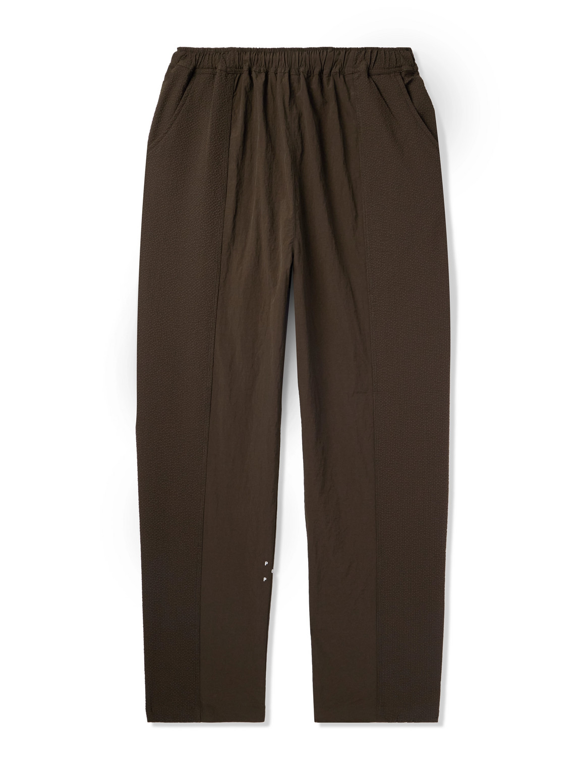 Pop Trading Company - Wide-Leg Logo-Embroidered Panelled Shell and Ripstop Trousers - Men - Brown - S