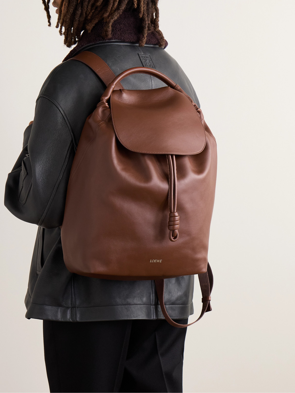 Flamenco Leather Backpack — 2