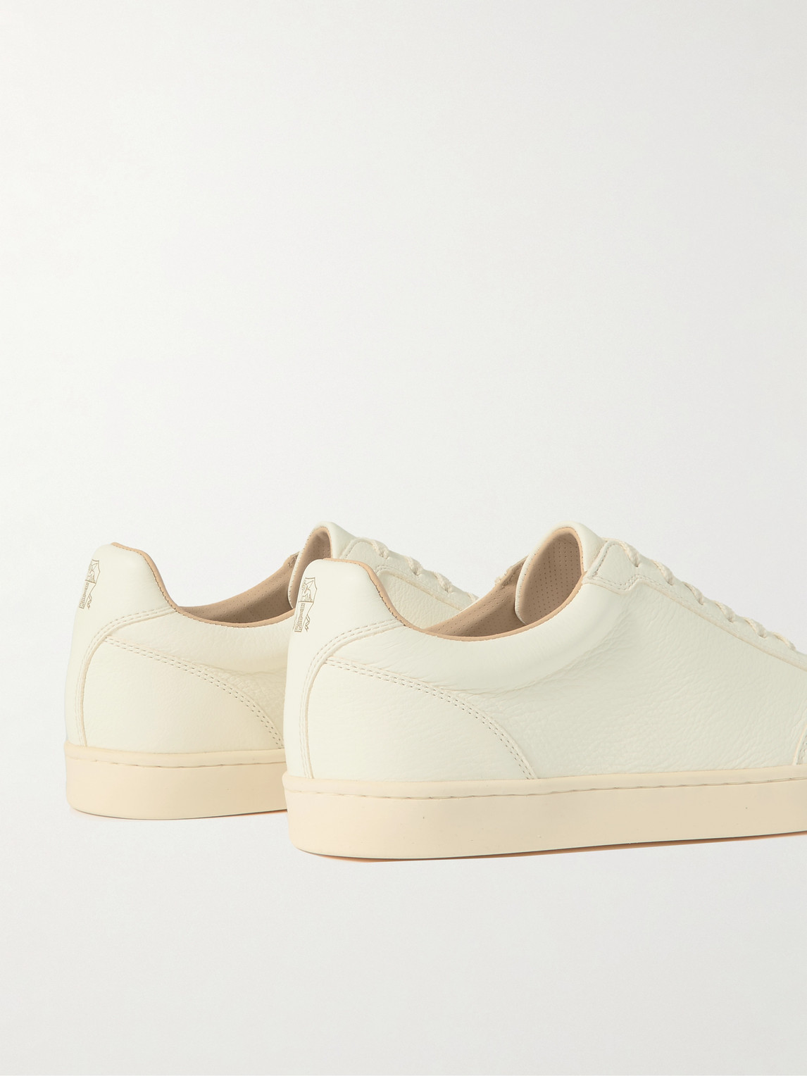 Brunello Cucinelli Essential Leather Sneakers In Neutrals
