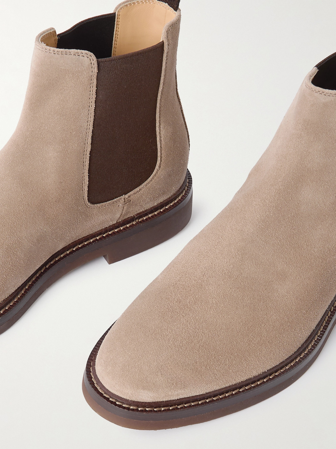 BRUNELLO CUCINELLI SUEDE CHELSEA BOOTS