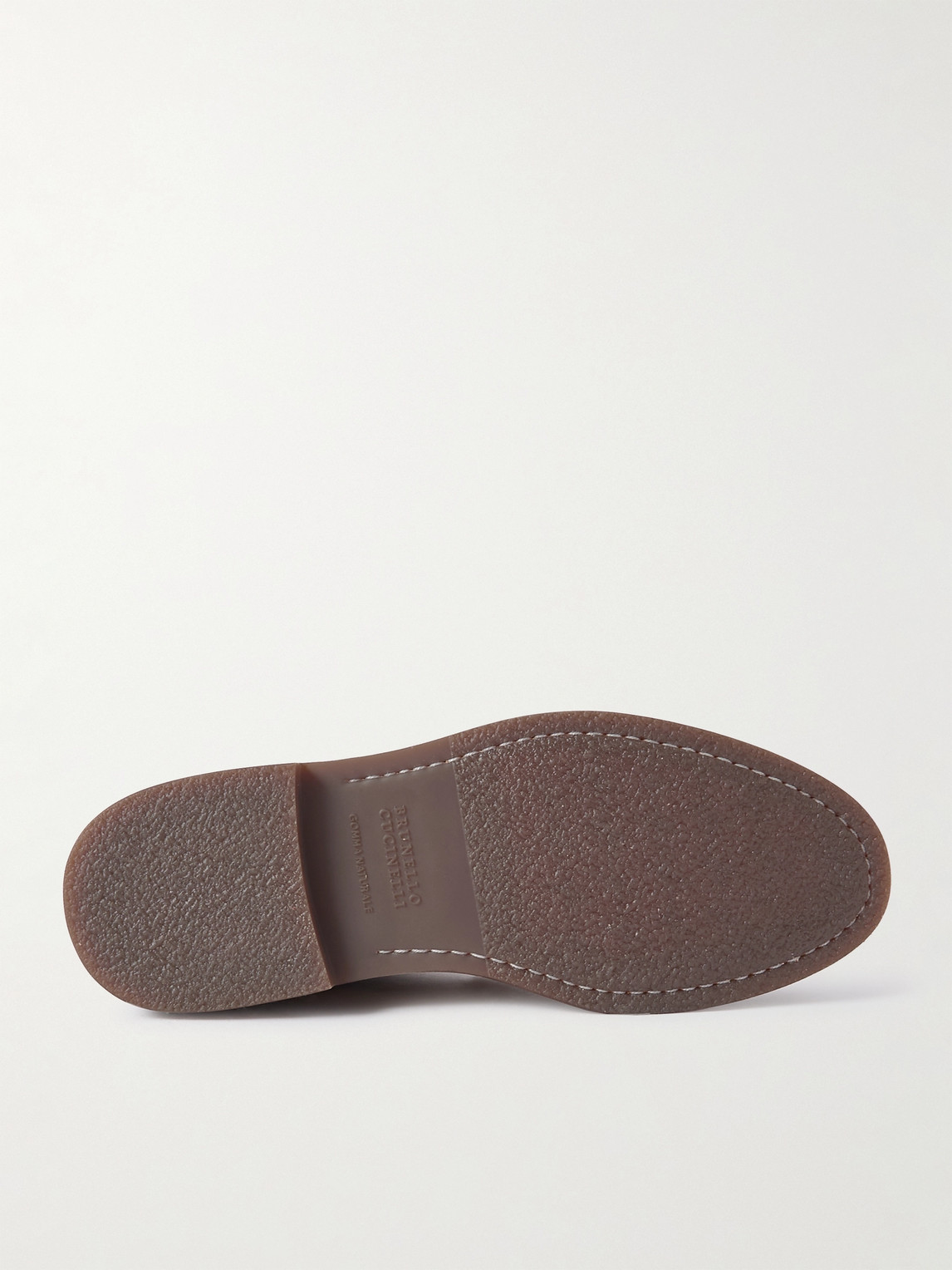 Shop Brunello Cucinelli Suede Chelsea Boots In Neutrals