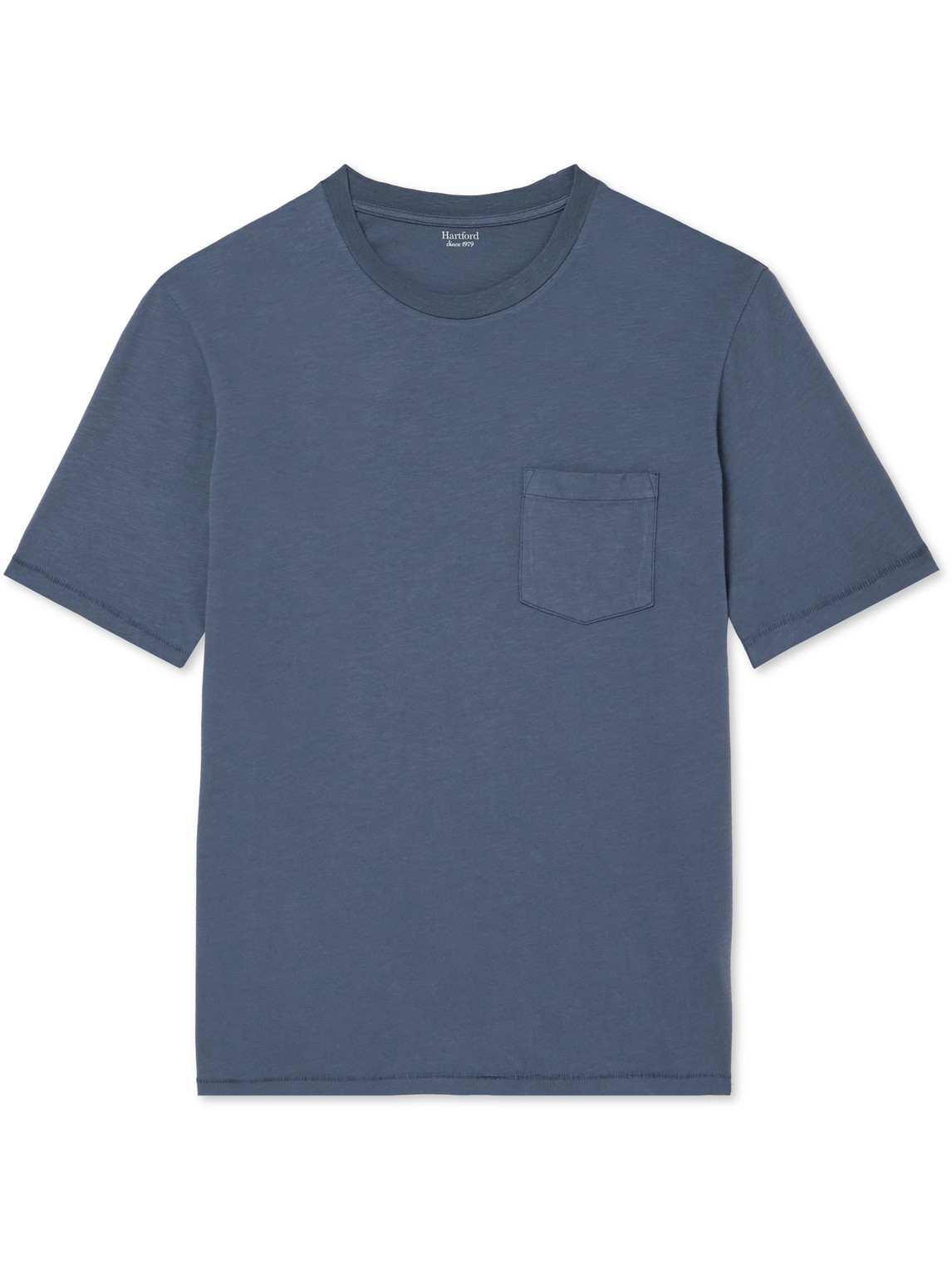 Hartford Cotton-jersey T-shirt In Blue