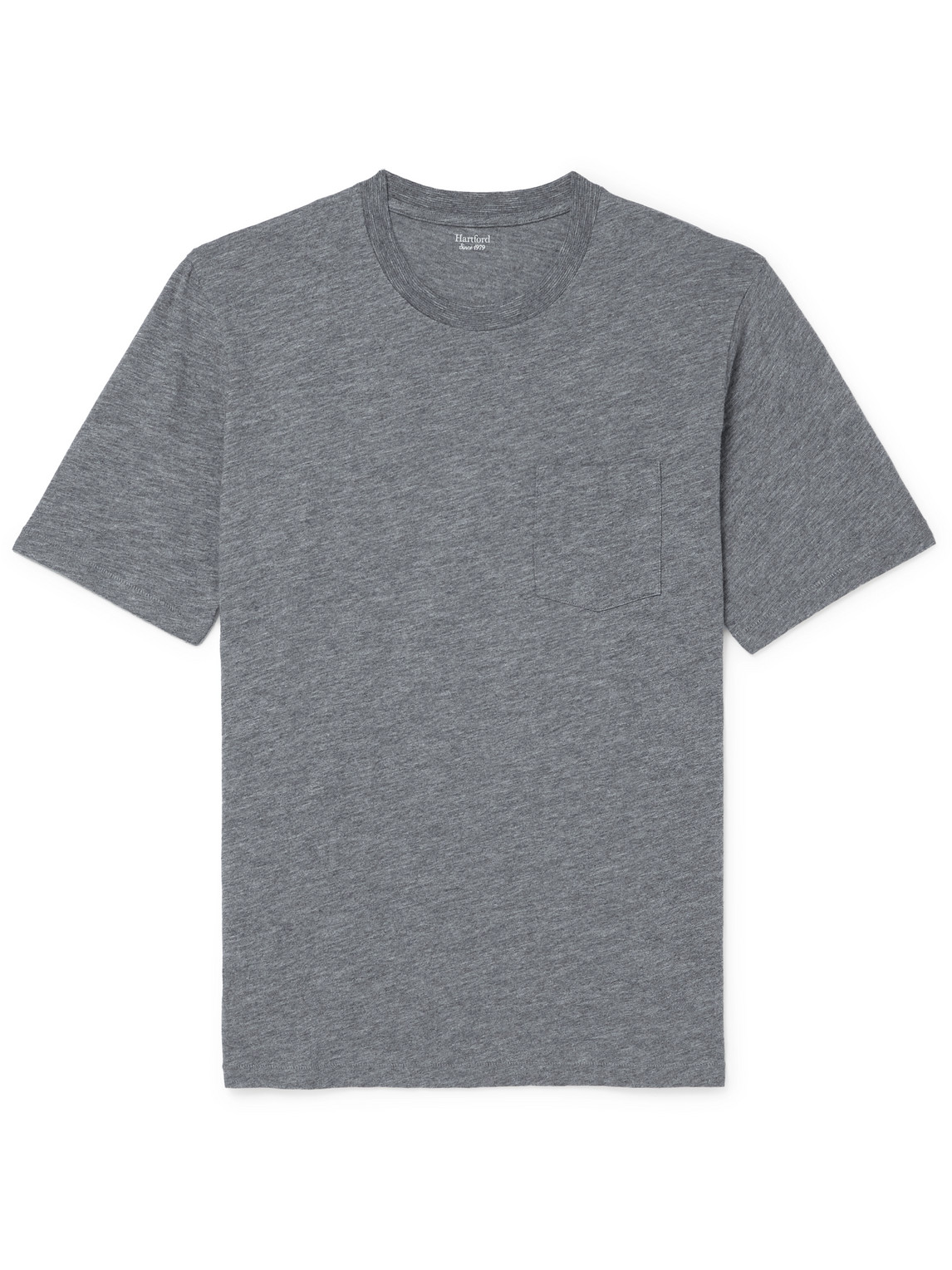 Hartford Cotton-jersey T-shirt In Grey