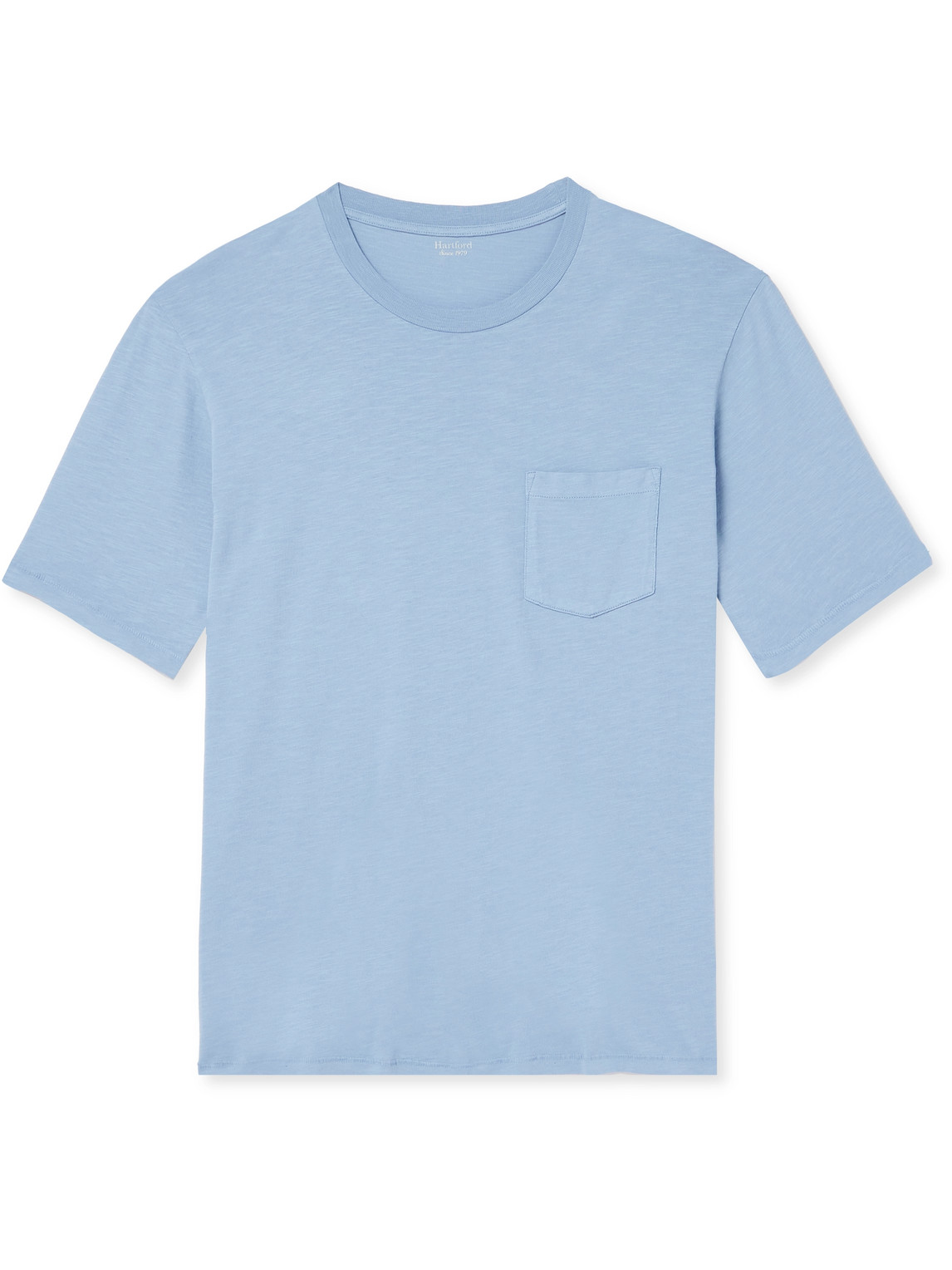 Hartford Cotton-jersey T-shirt In Blue