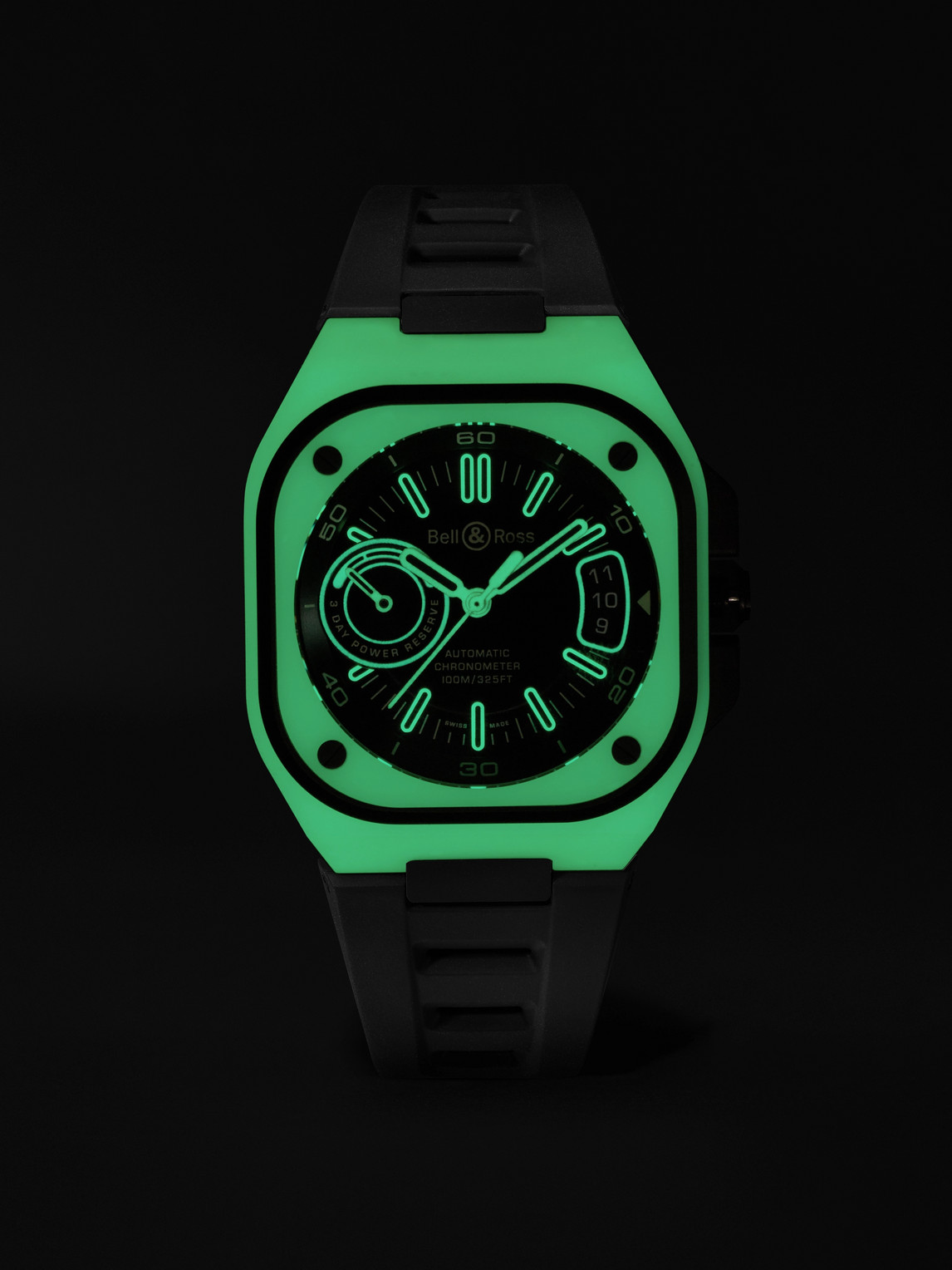 BR-X5 Limited Edition Automatic Titanium and Fibreglass Watch, Ref. RX5R-LUM_TC/SRB — 2