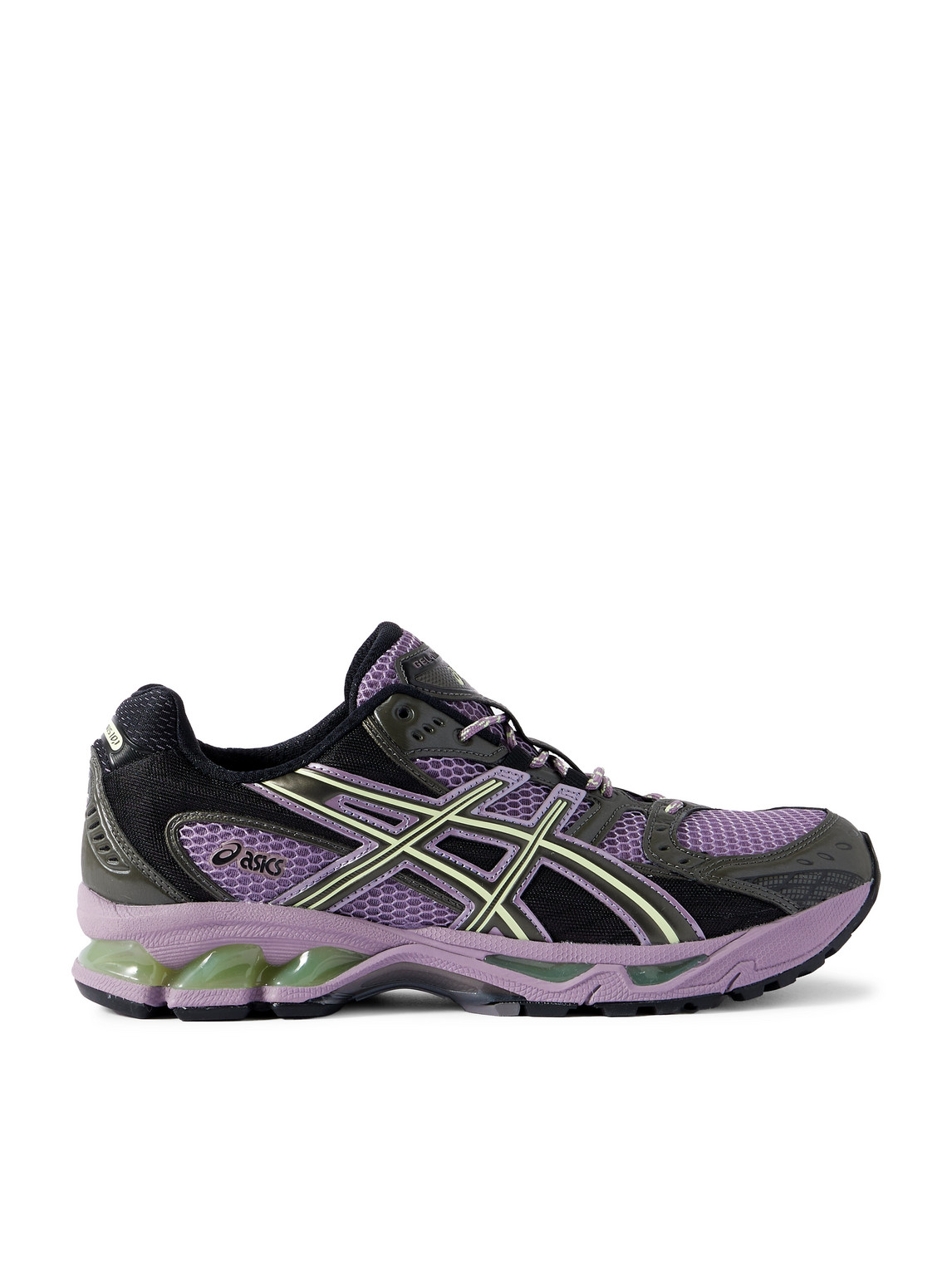 Asics Gel-nimbus 10.1 Rubber-trimmed Mesh Trainers In Purple