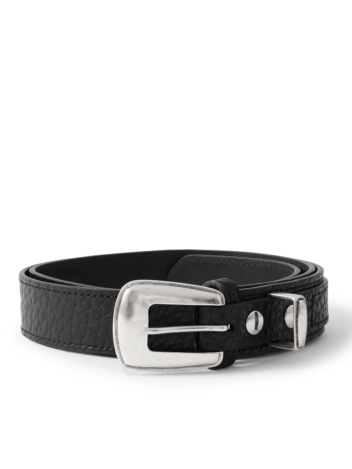 Lemaire 3cm Full-grain Leather Belt In Black
