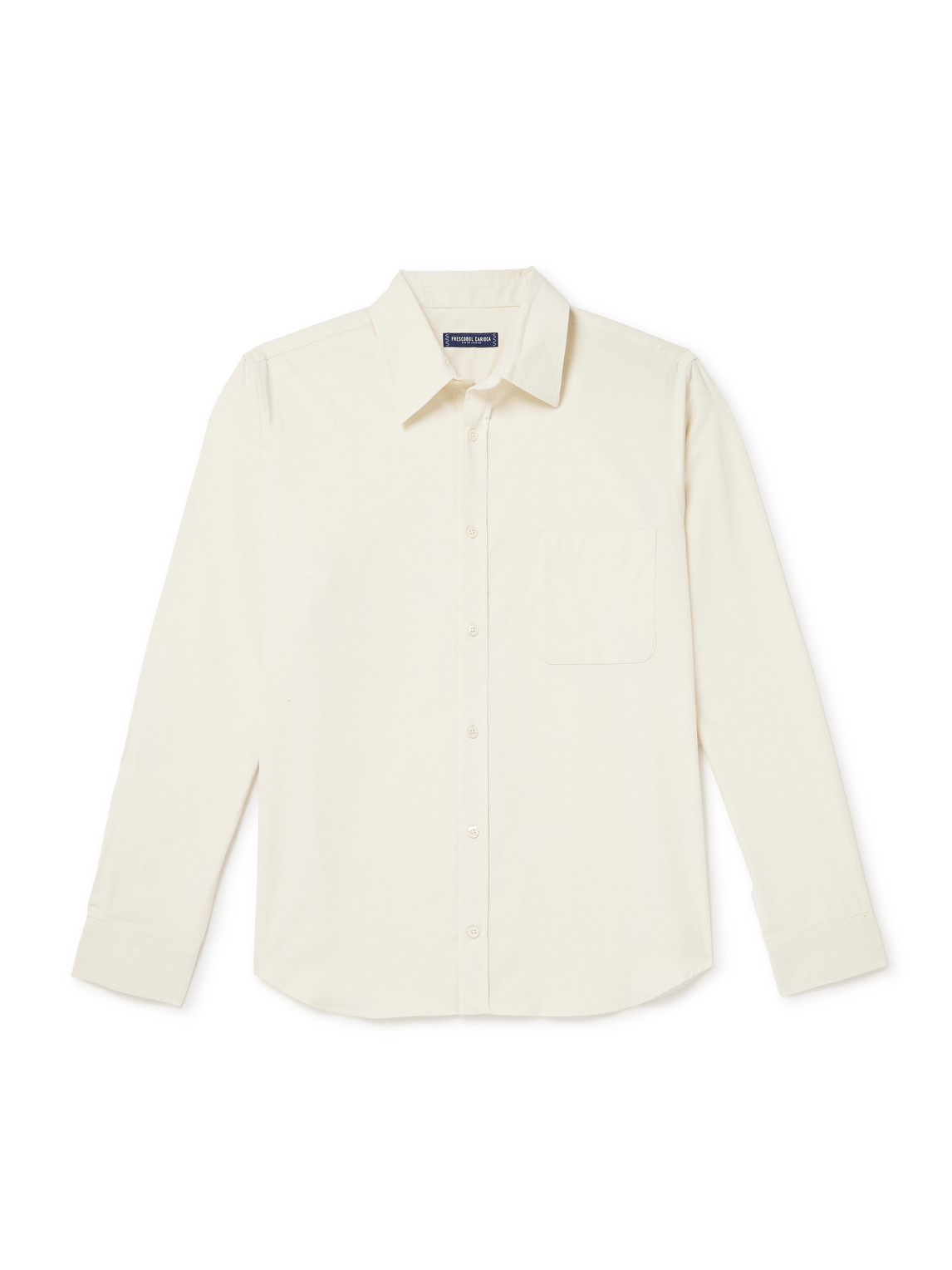 Frescobol Carioca Telles Cotton-corduroy Shirt In Neutrals