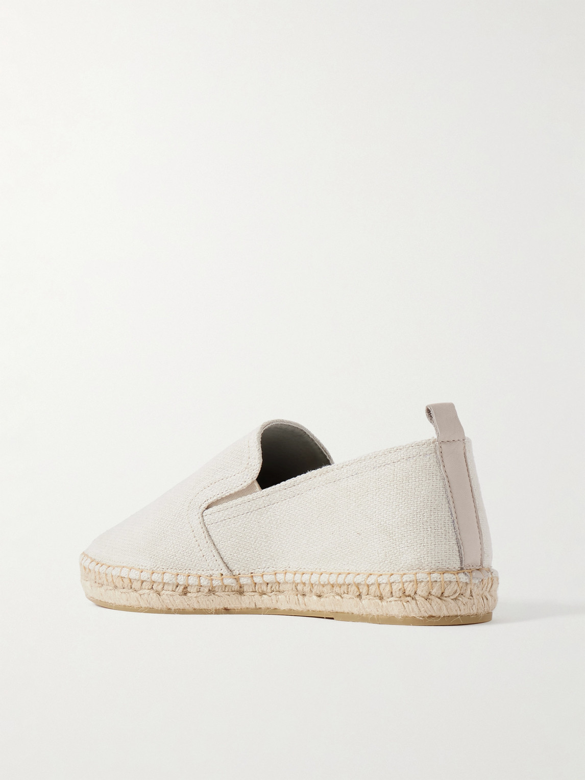 Shop Frescobol Carioca Emmanuel Recycled-linen Espadrilles In White