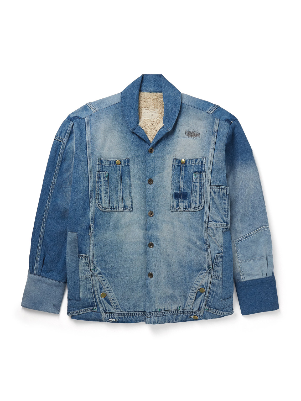 Patchwork Denim Overshirt