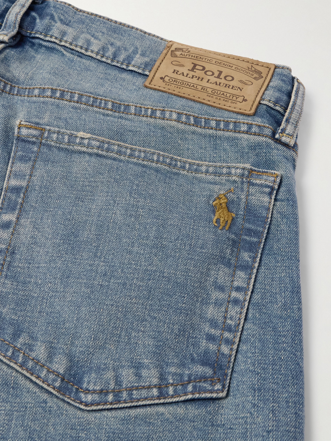 Polo Ralph Lauren Sullivan Slim-fit Straight-leg Jeans In Blue