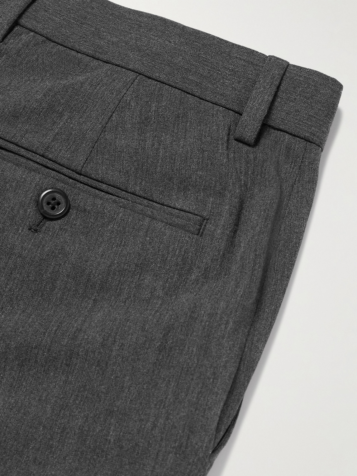 Polo Ralph Lauren Chester Tapered Twill Suit Trousers In Gray