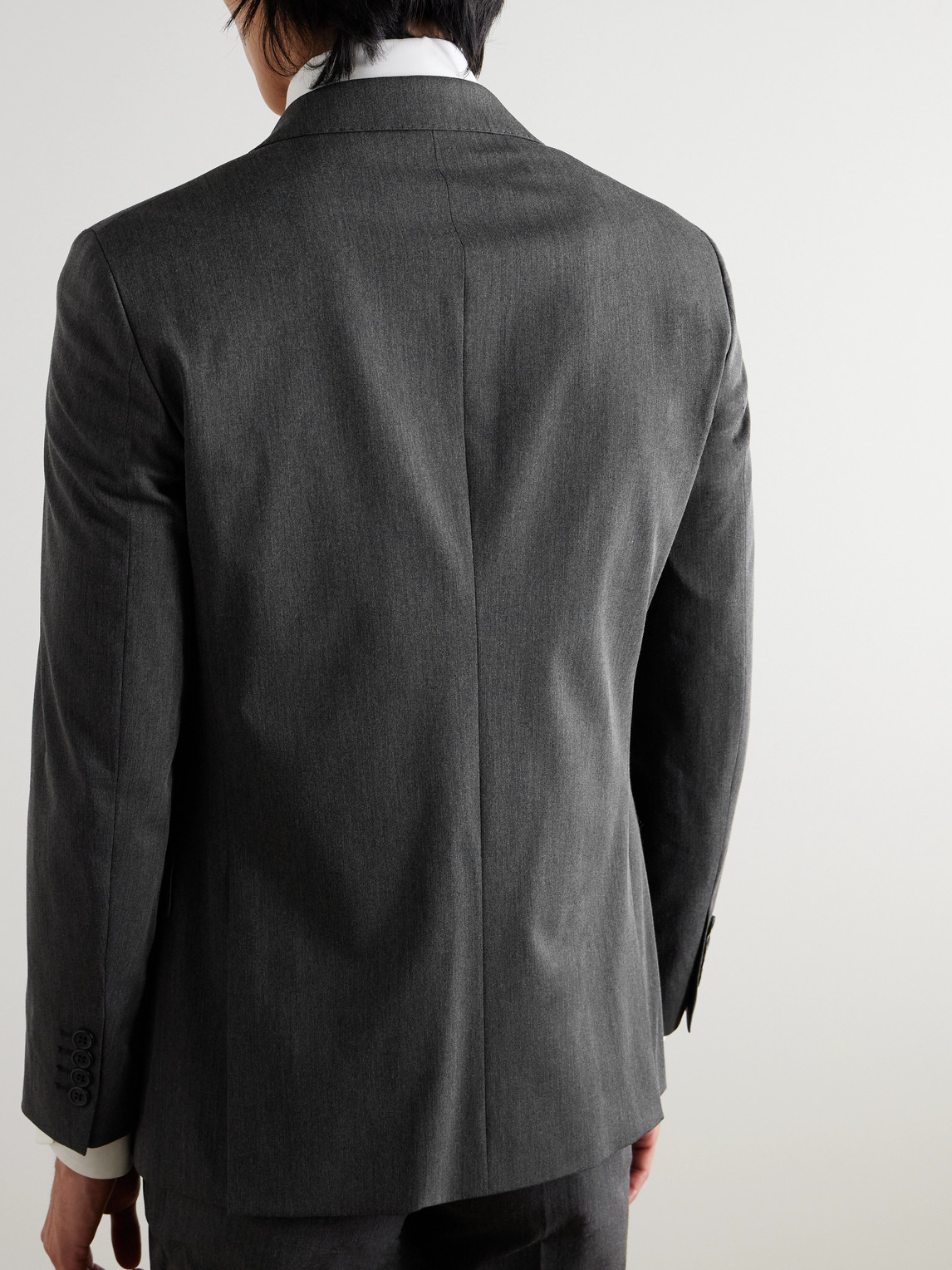 Polo Ralph Lauren Slim-fit Twill Suit Jacket In Gray