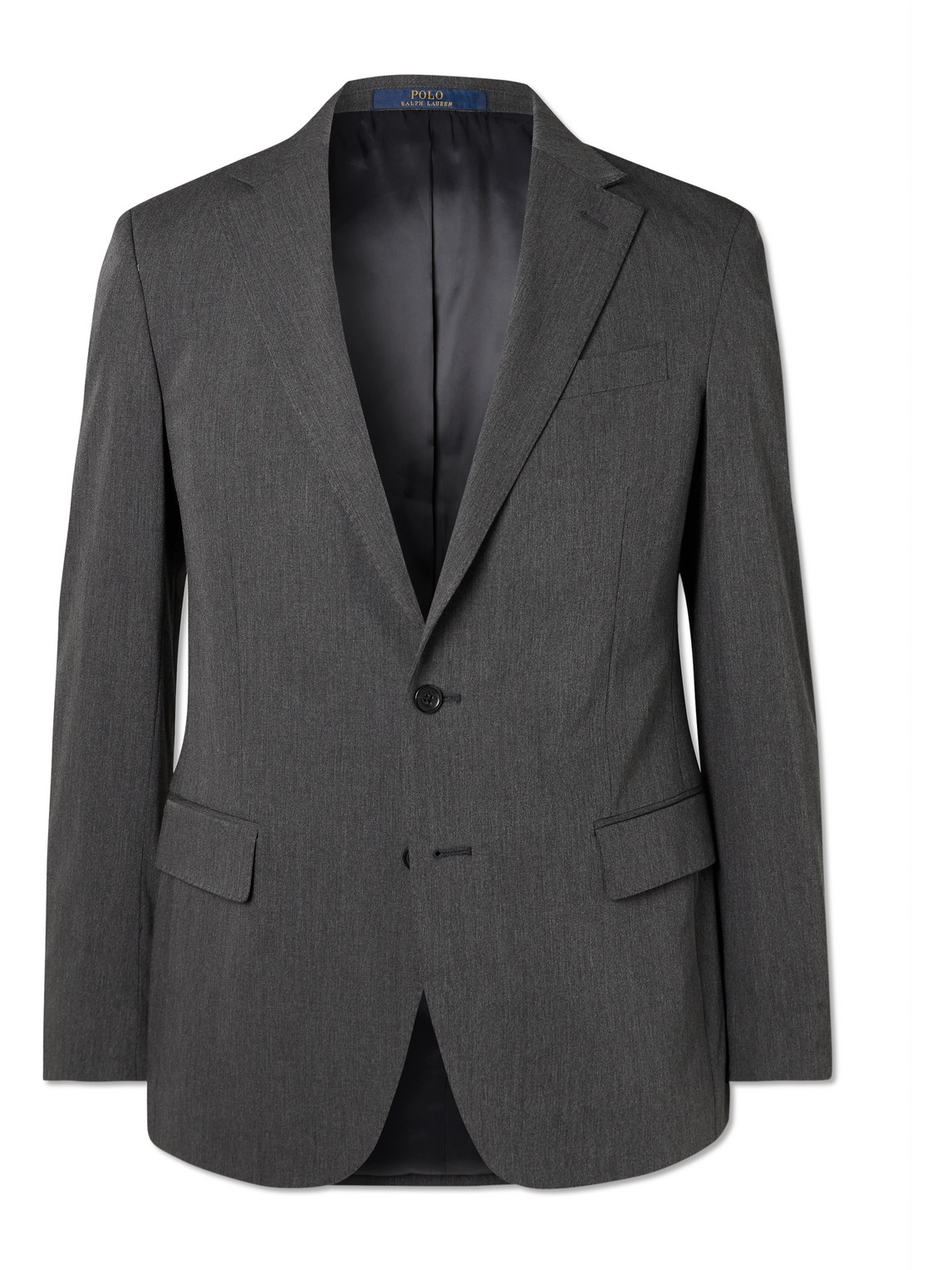 Polo Ralph Lauren Slim-fit Twill Suit Jacket In Gray