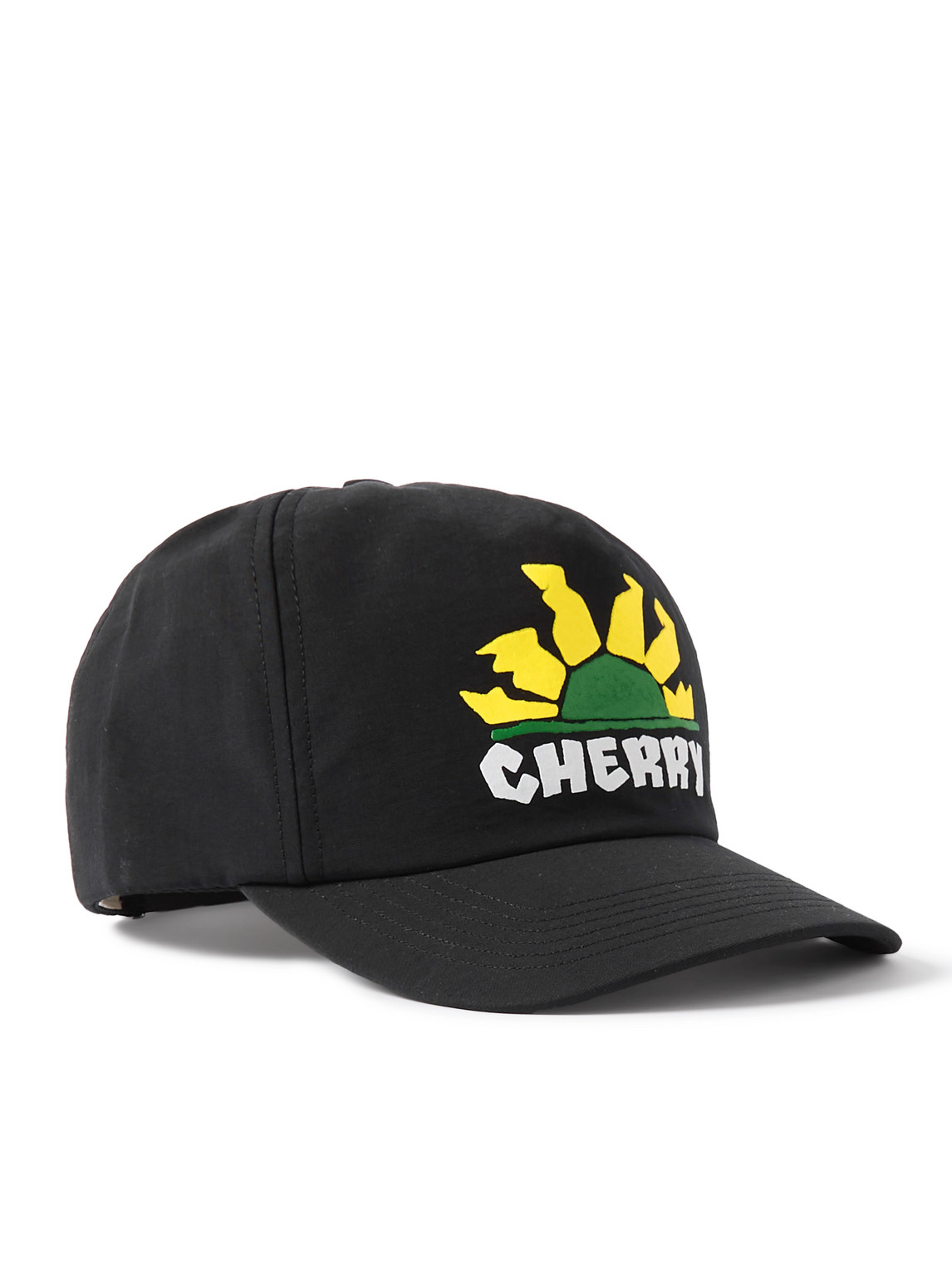 Logo-Print Nylon Baseball Cap