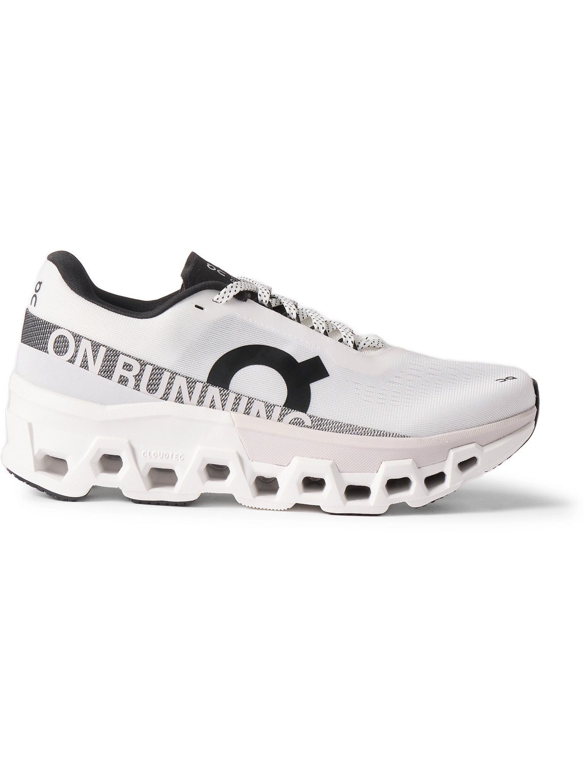 On Cloudmster Running Shoe In White
