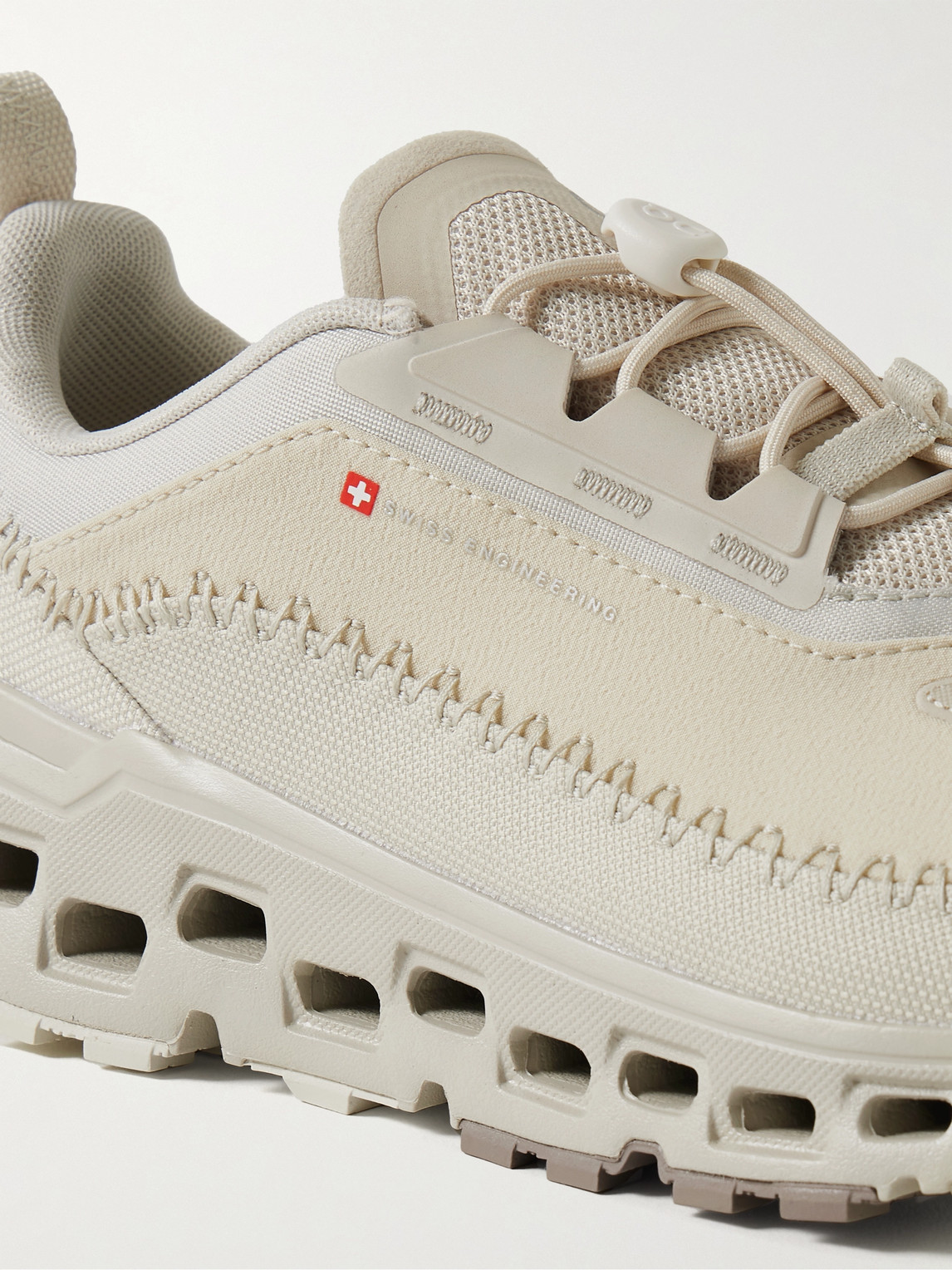 On Cloudaway 2 Rubber-trimmed Coated Recycled-shell And Mesh Sneakers In Neutrals