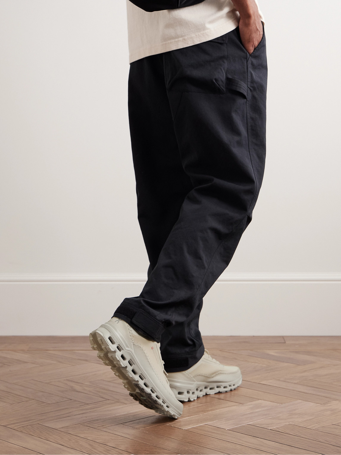 On Cloudaway 2 Rubber-trimmed Coated Recycled-shell And Mesh Sneakers In Neutrals
