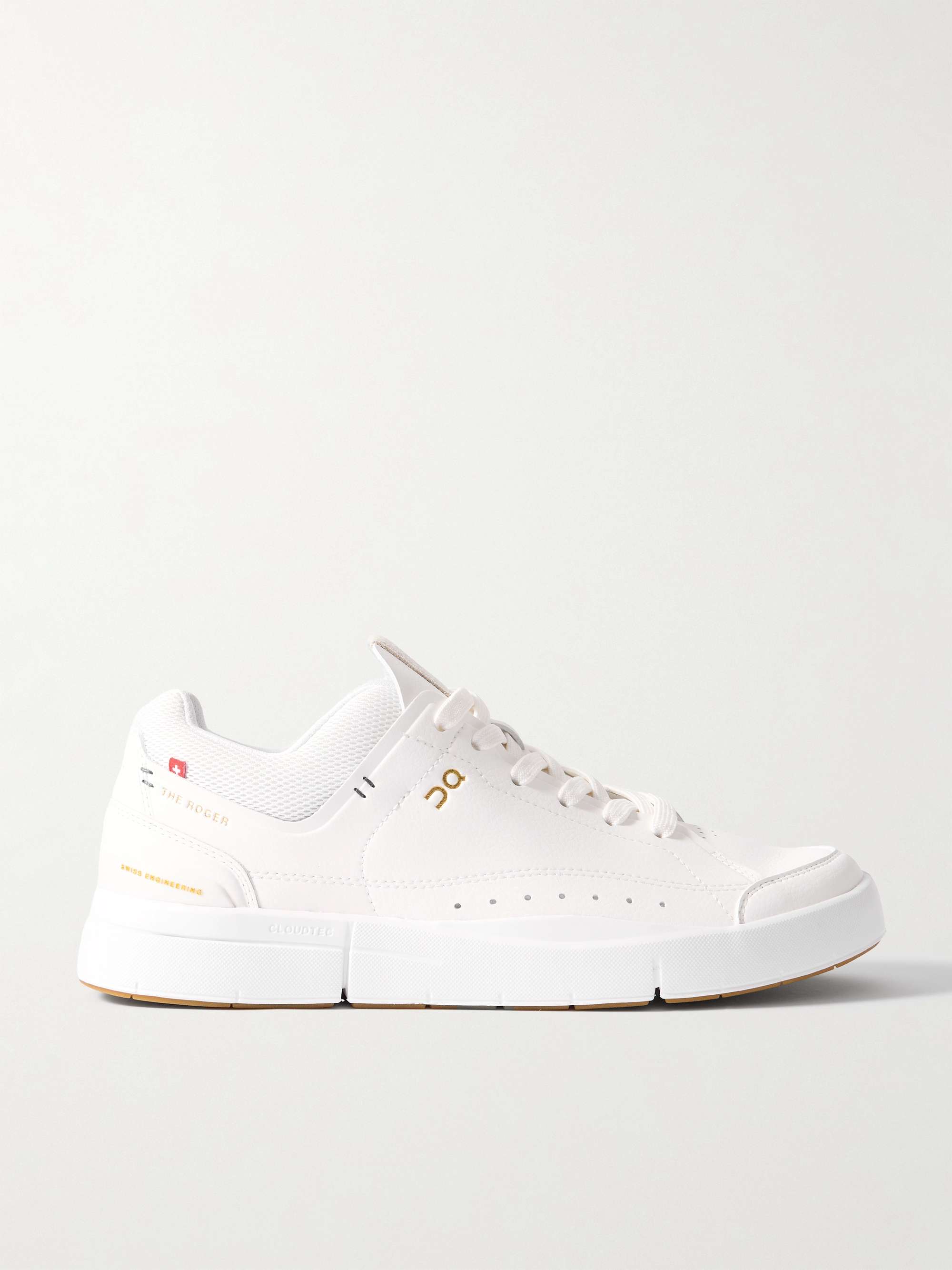 ON Roger Federer The Roger Centre Court Vegan Leather and Mesh Tennis Sneakers for Men MR PORTER