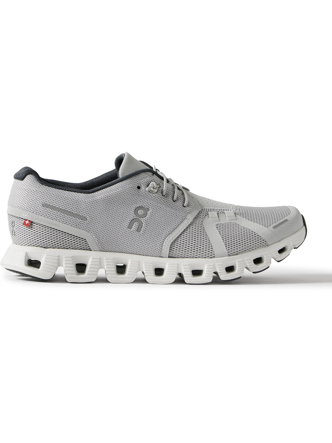 On Running Cloud 5 Mesh Sneakers In Gray