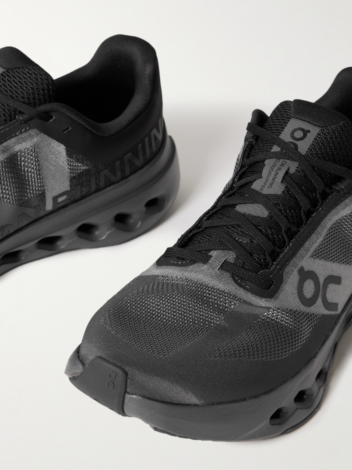 On Black Cloudsurfer Next Sneakers In Black