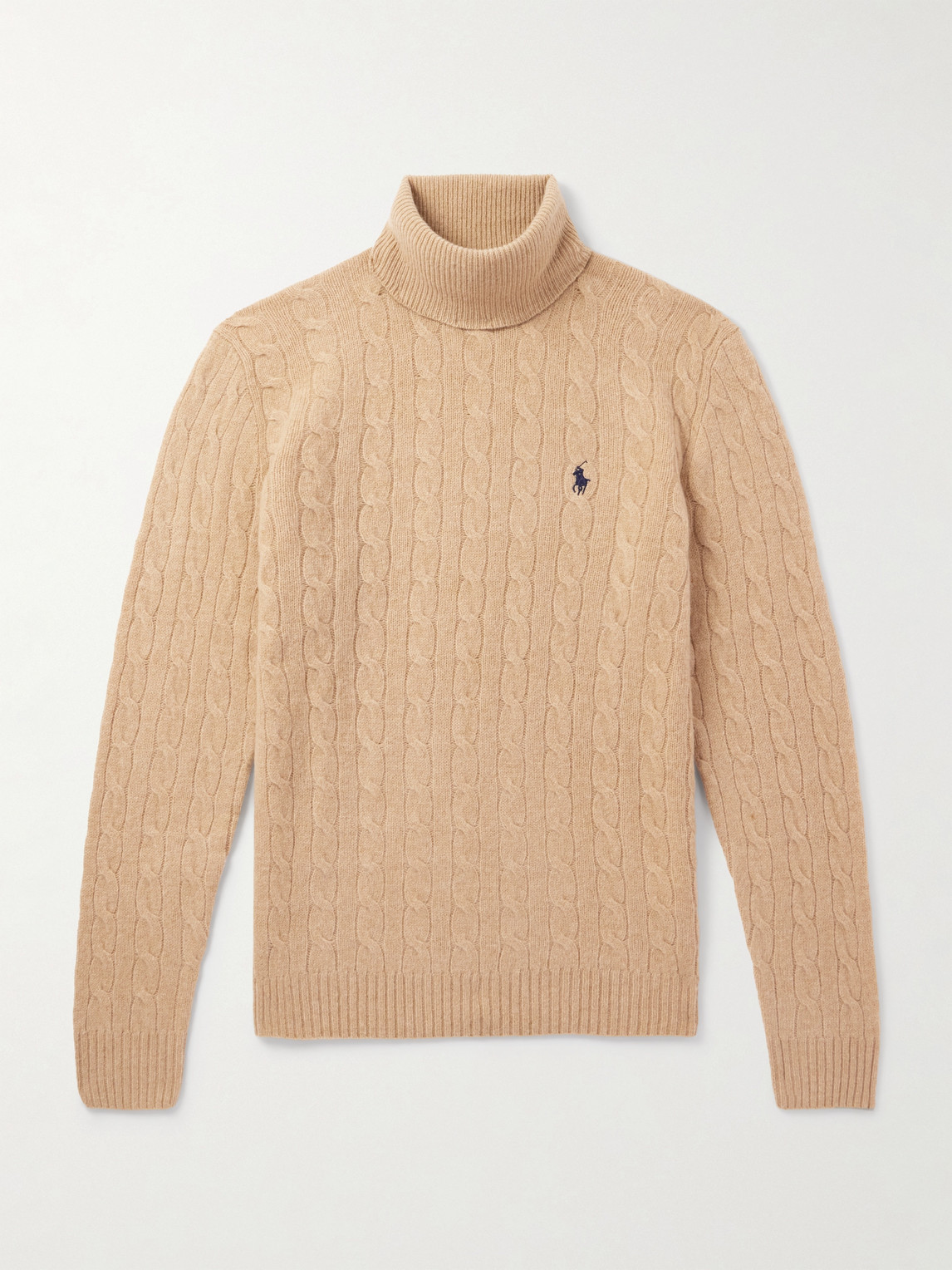 Polo Ralph Lauren Cable-Knit Wool and Cashmere-Blend Rollneck weater - Men