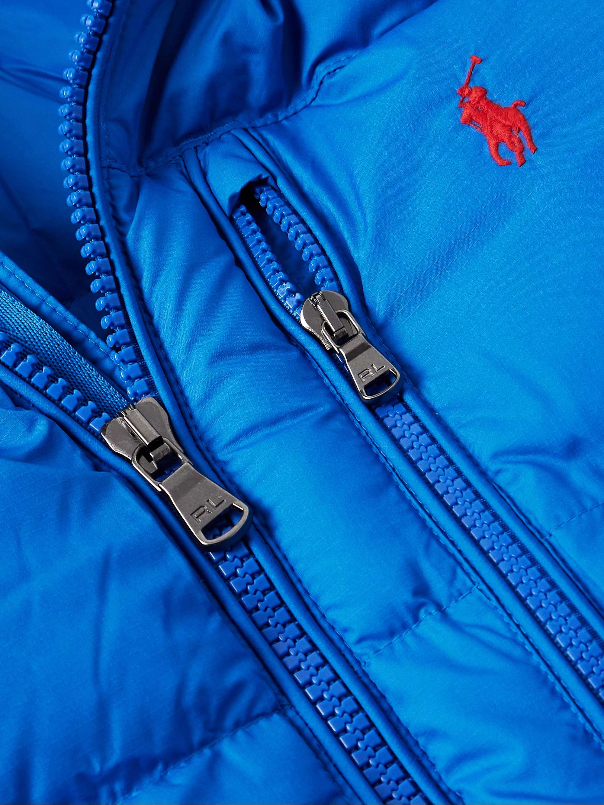POLO RALPH LAUREN Logo-Embroidered Quilted Recycled-Shell