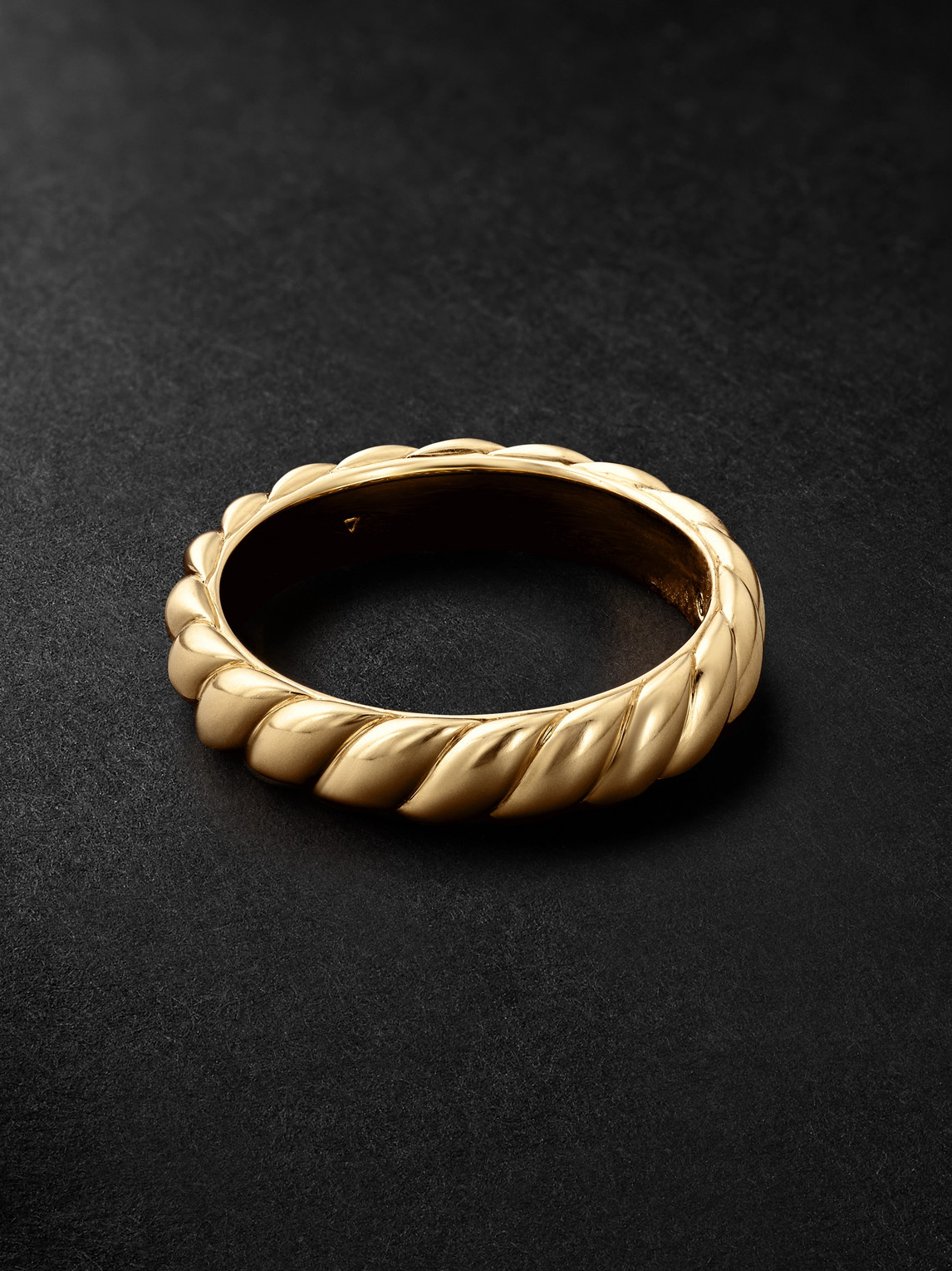David Yurman Sculpted Cable 18-karat Gold Ring In Gold