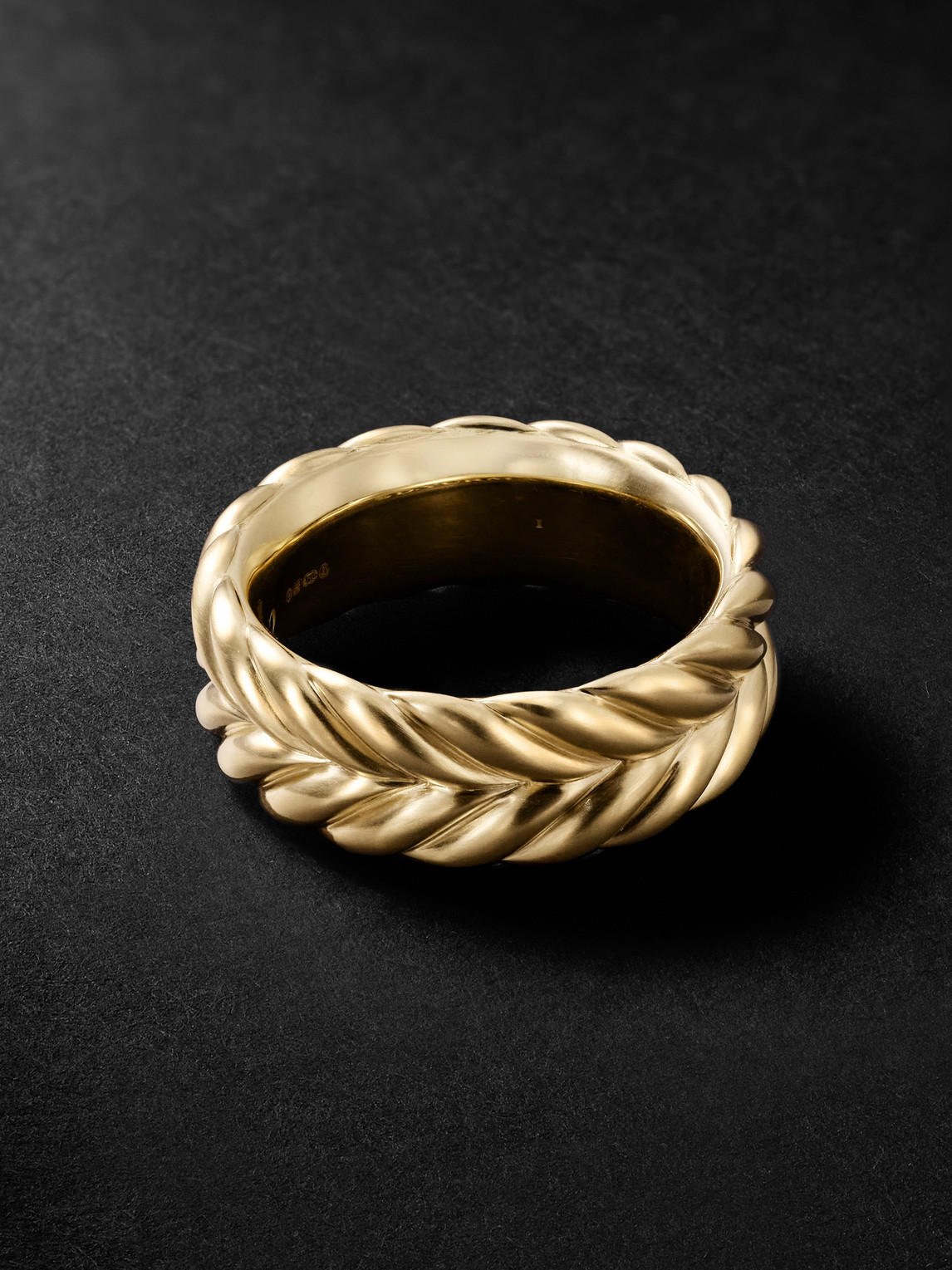 David Yurman - 18-karat Gold Ring - Men - Gold - 10 