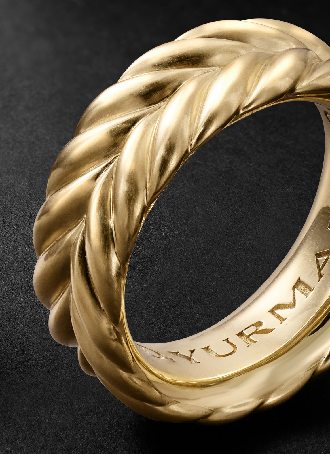  David Yurman - 18-karat Gold Ring - Men - Gold - 10 