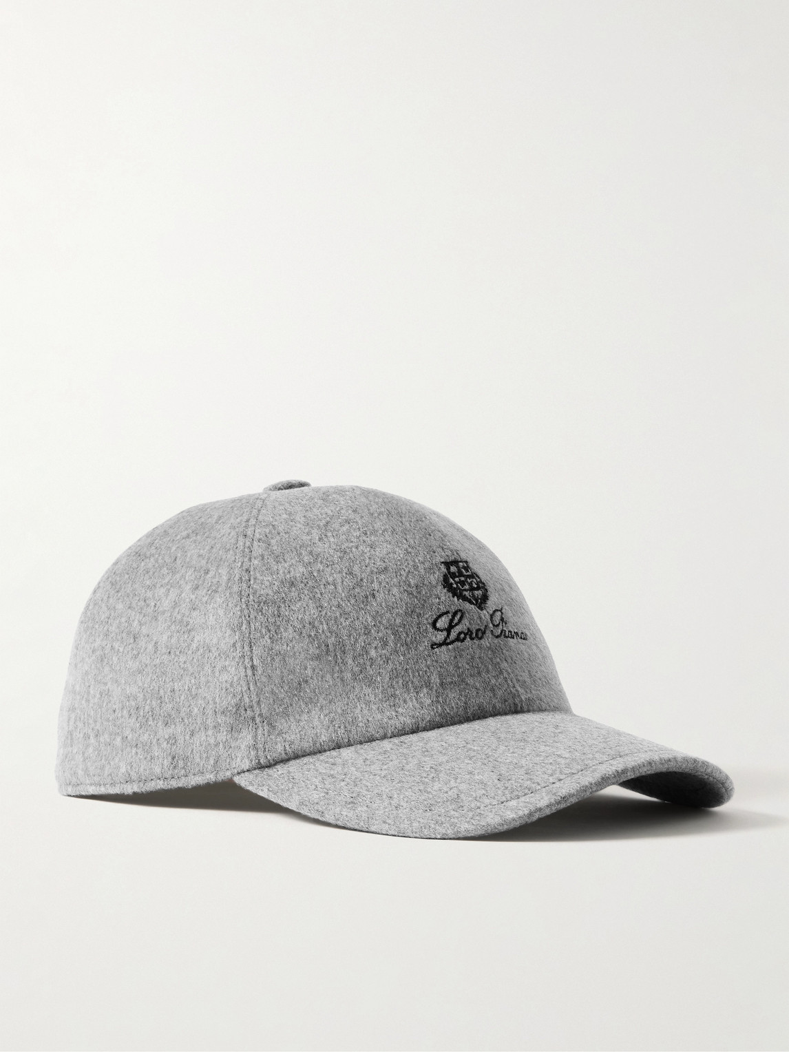 Loro Piana Logo-Embroidered Storm System® Cashmere-Felt Baseball Capen