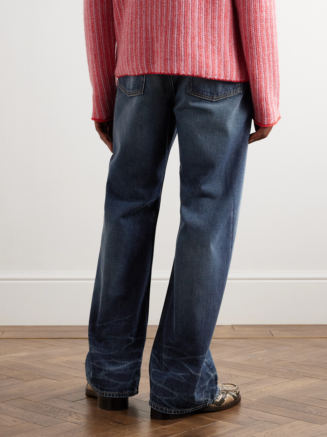 Shop Acne Studios 2021m Straight-leg Jeans In Blue