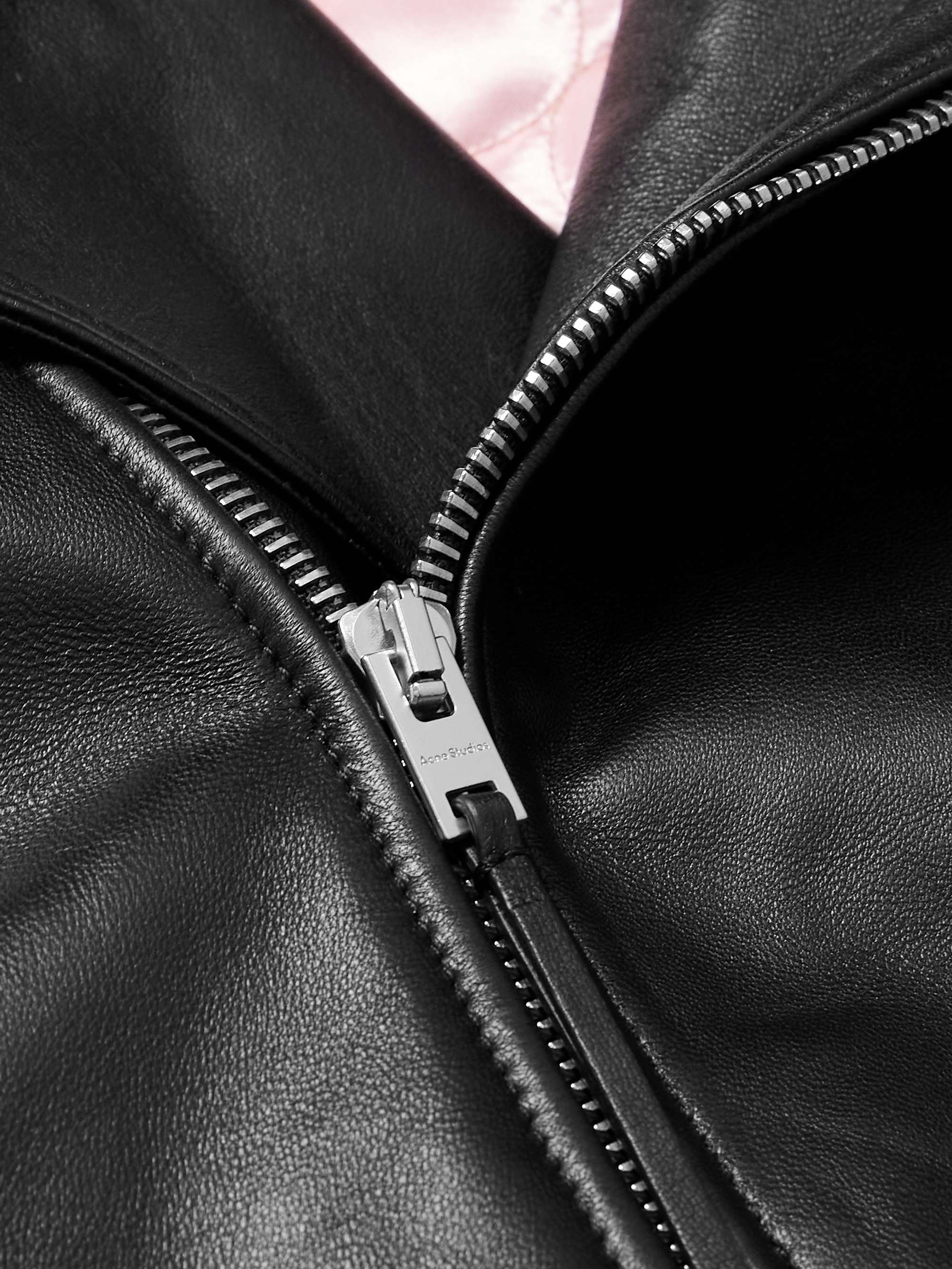 ACNE STUDIOS Leather Biker Jacket for Men | MR PORTER ACNE STUDIOS Leather Biker Jacket for Men | MR PORTER