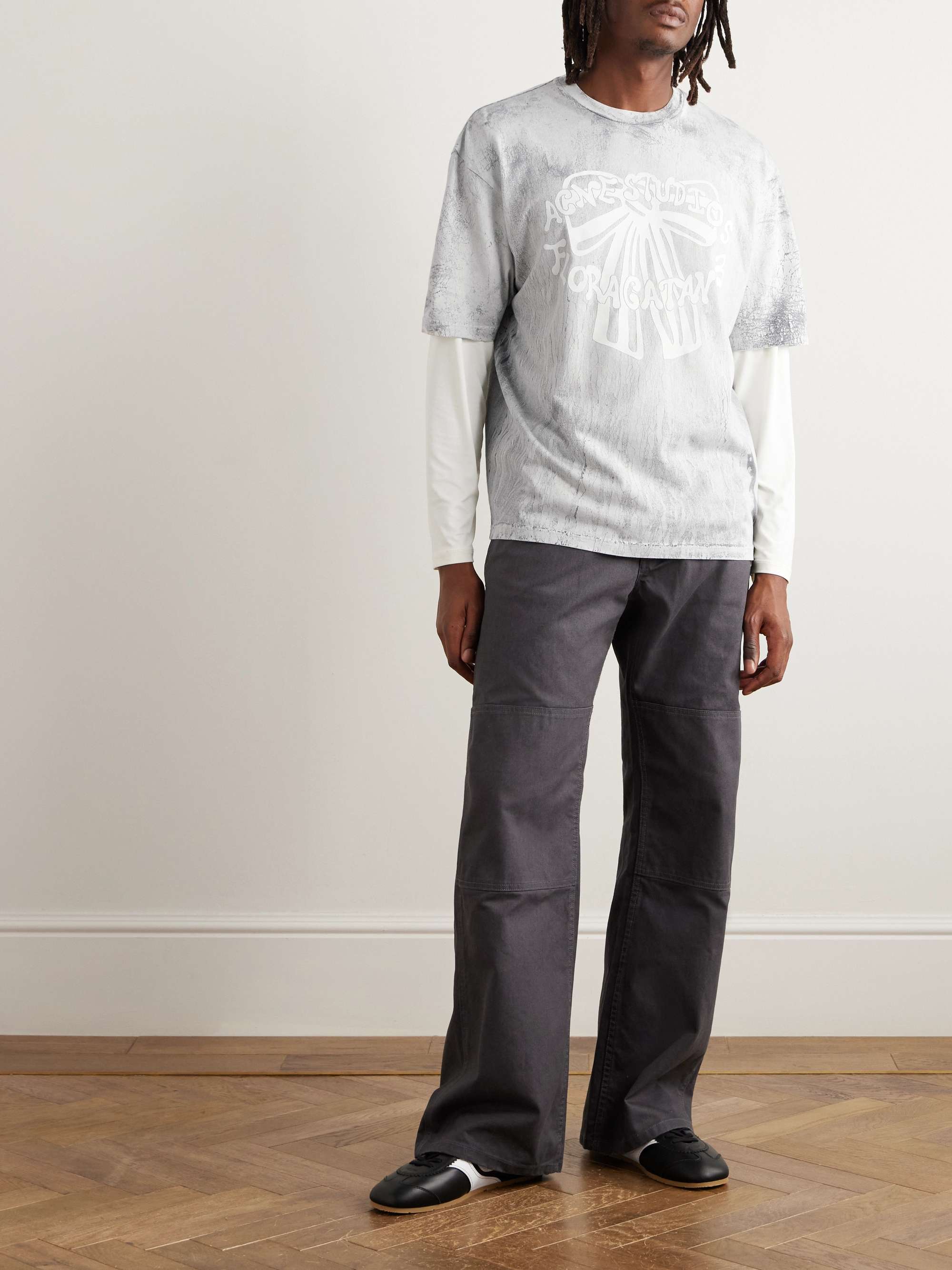 Indigo Judda Straight-Leg Denim Shorts | ACNE STUDIOS | MR