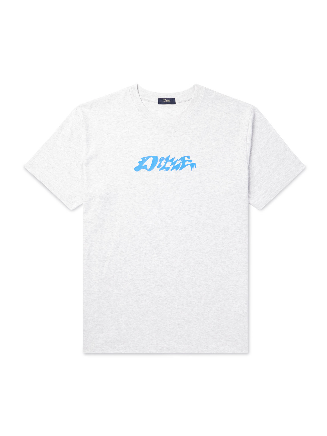 Dime Happy Logo-print Cotton-jersey T-shirt In White