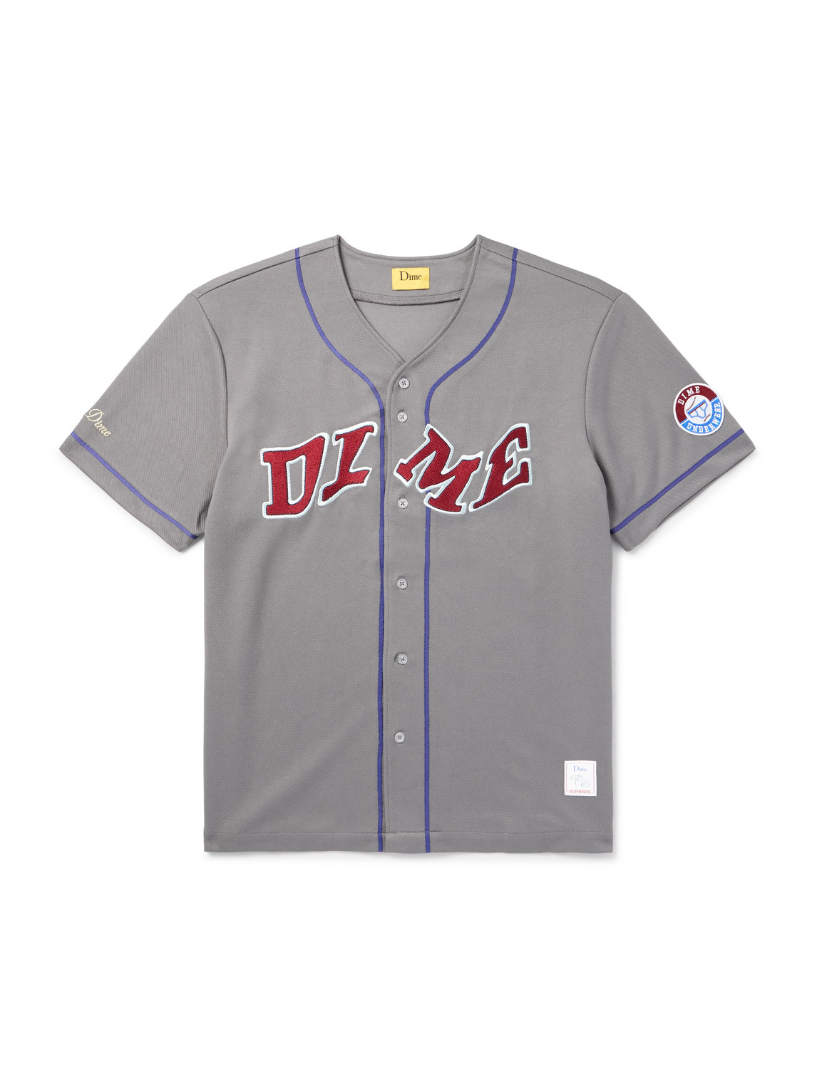 【DIME】 Antique Polo / Brown Multi Dime Antique Polo - Brown – Cybercafé® Skateshop