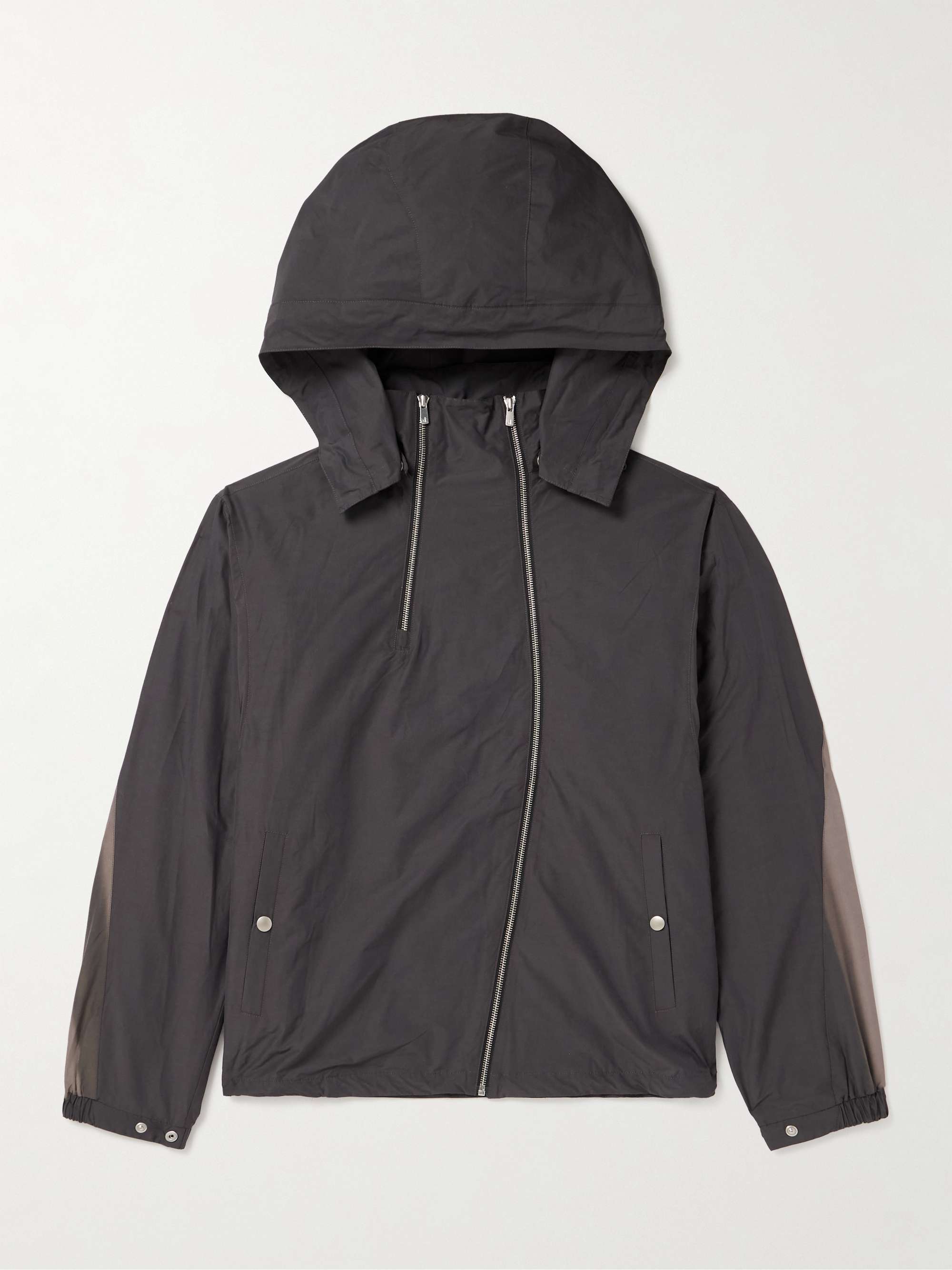 JIYONGKIM Straight-Leg Layered Sun-Bleached Cotton-Canvas Trousers