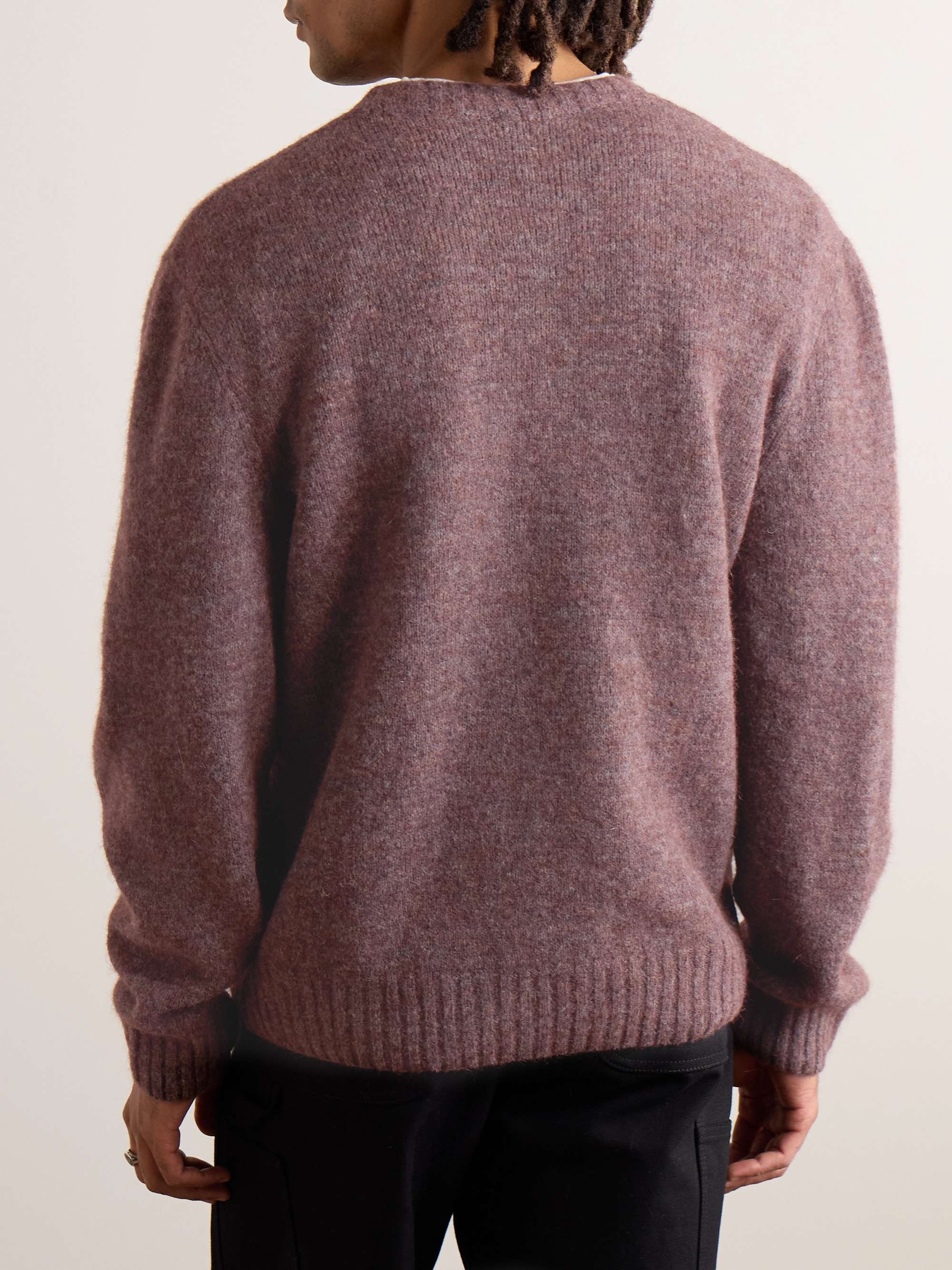 A.P.C. Lucas Brushed Knitted Sweater