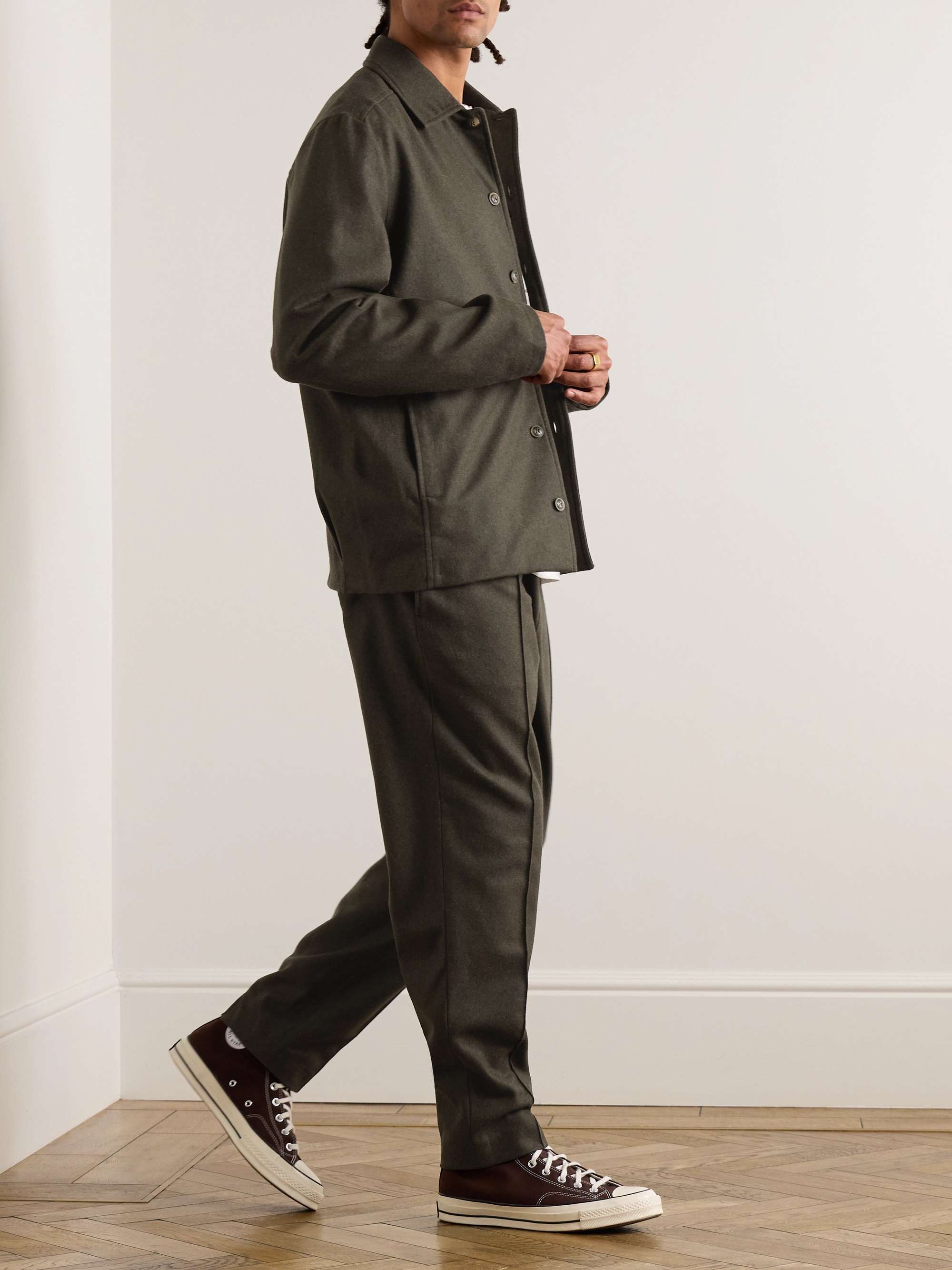 完璧すぎて可愛げがない FW99 Trousers Drill Wool Felted A.P.C. パンツ