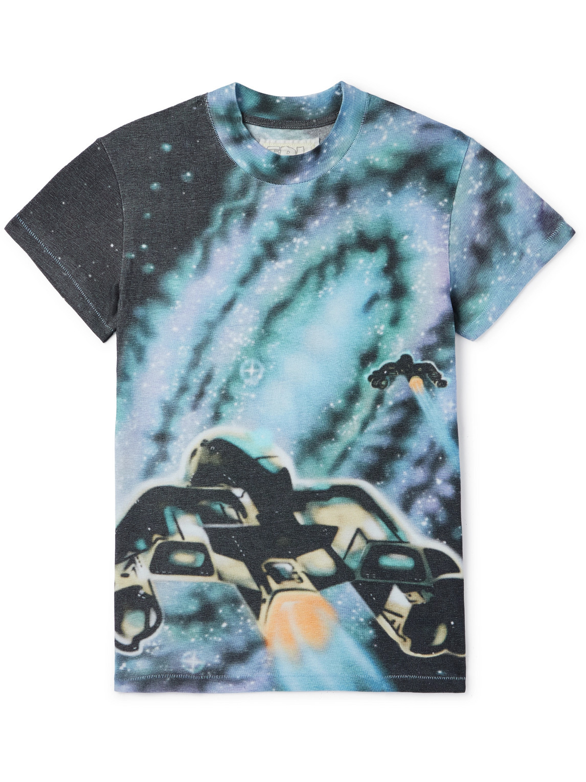 Slim-Fit Printed Cotton-Jersey T-Shirt