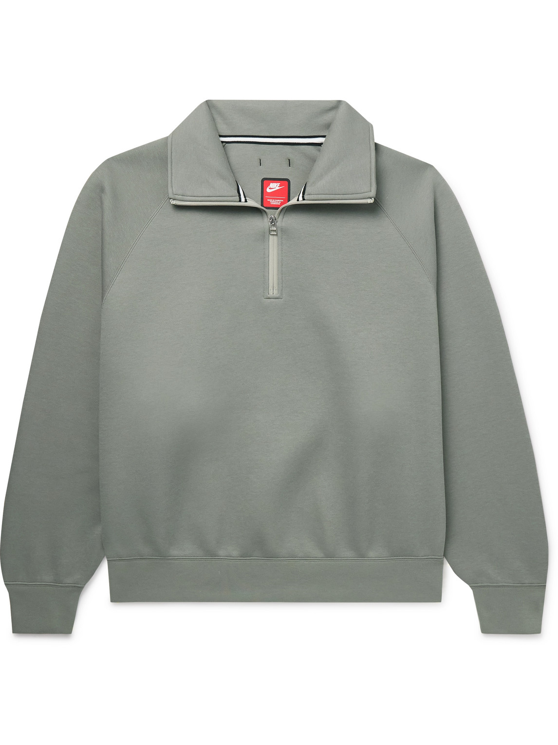 Nike Reimagined Tech Fleece Half-zip Sweatshirt In Green
