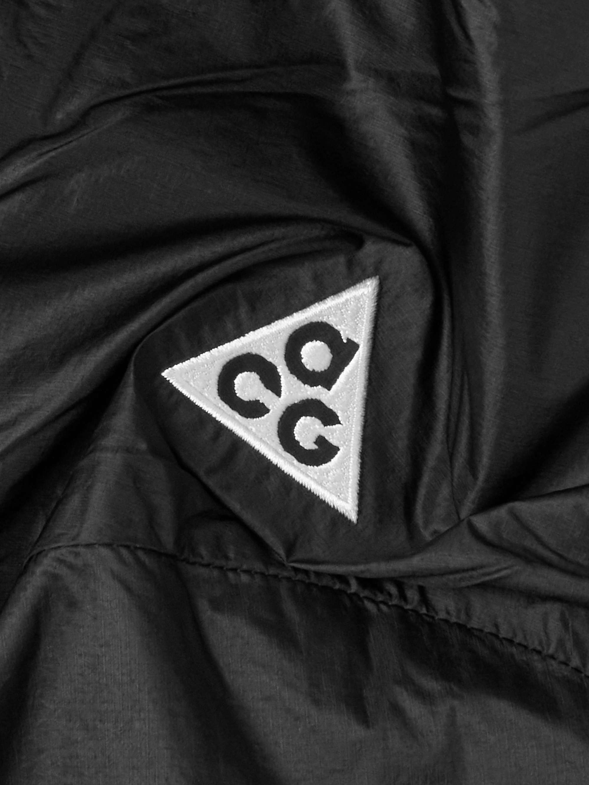 NIKE ACG Cinder Cone Logo-Embroidered Nylon Hooded Jacket