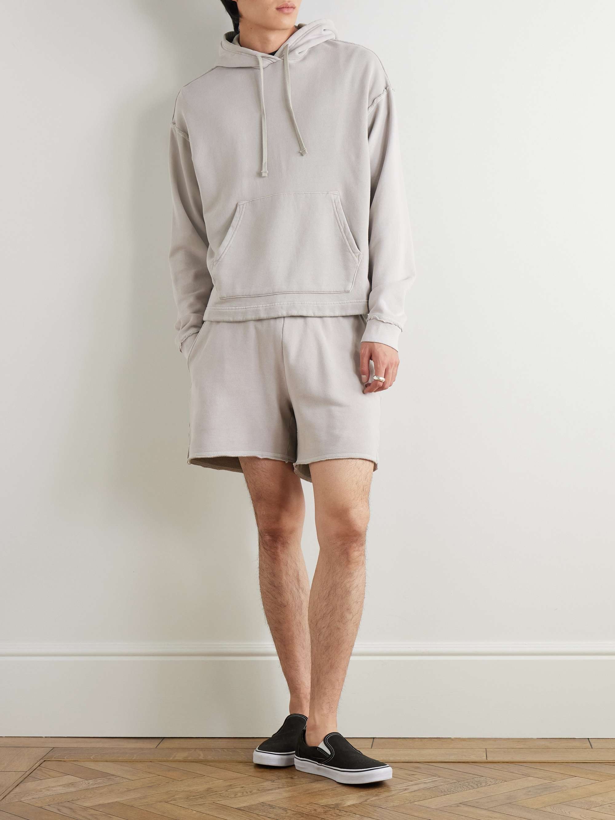 JOHN ELLIOTT Skeptic Distressed Cotton Jersey Hoodie for Men MR PORTER