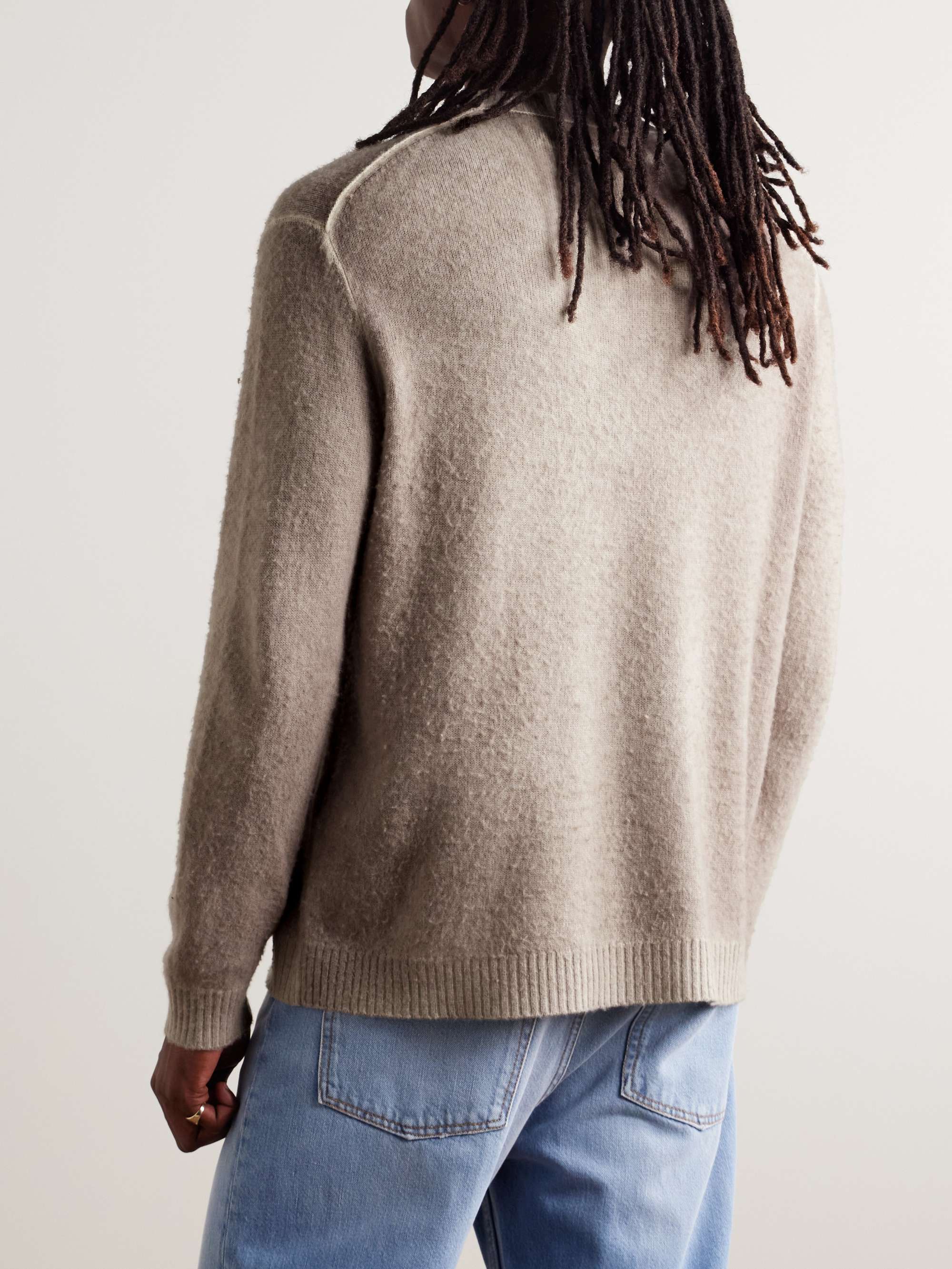 ACNE STUDIOS Karpo Brushed Wool, Cotton and Cashmere-Blend