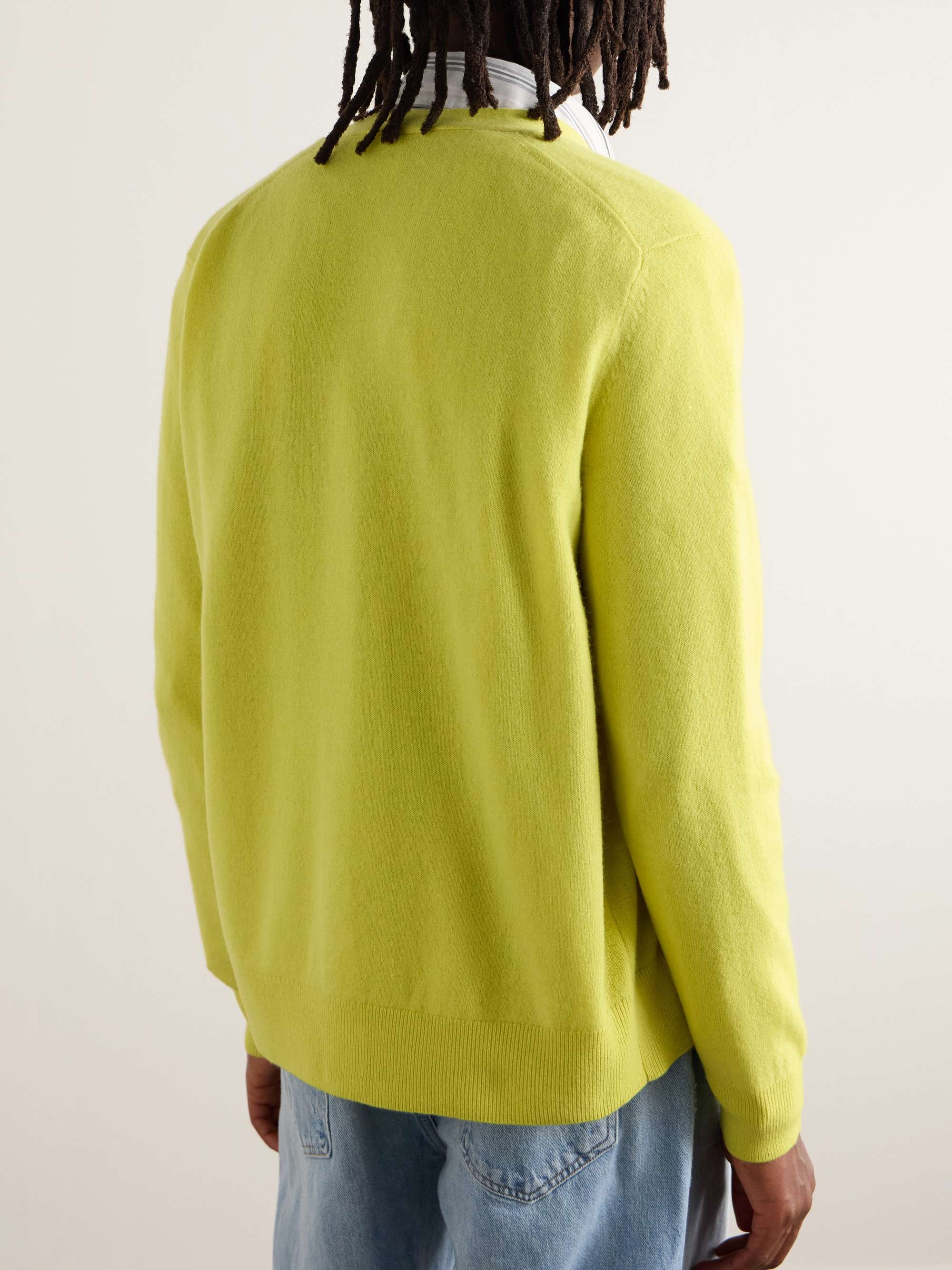 ACNE STUDIOS Keve Logo-Appliquéd Wool Cardigan