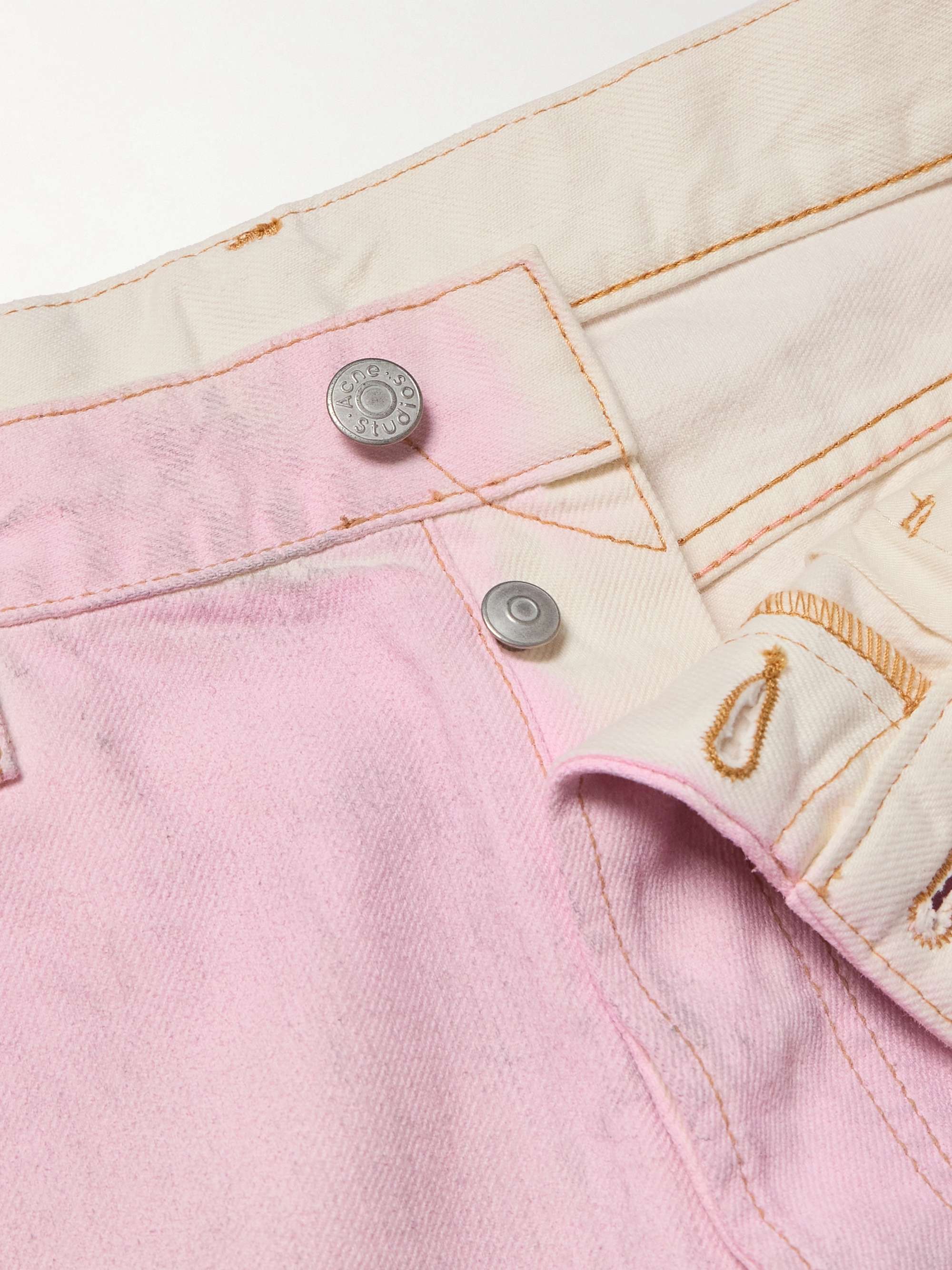 ACNE STUDIOS 1981M Wide-Leg Distressed Jeans for Men | MR PORTER
