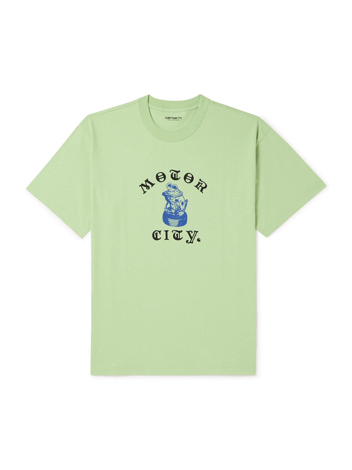Carhartt Work In Progress Tyre Organic Cotton Graphic T-shirt In Green